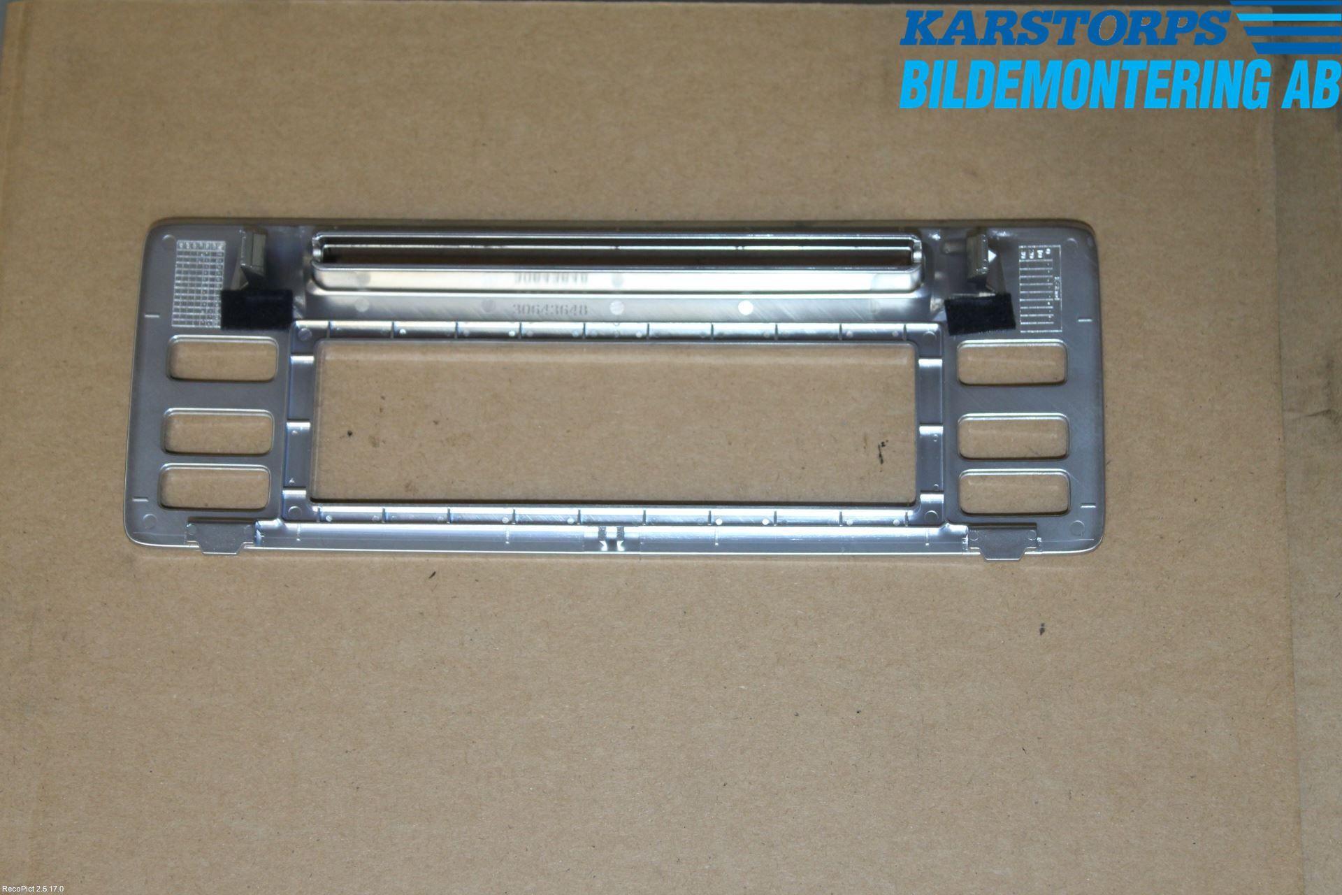 Volvo S80 07-13 Innr Radio Ramme