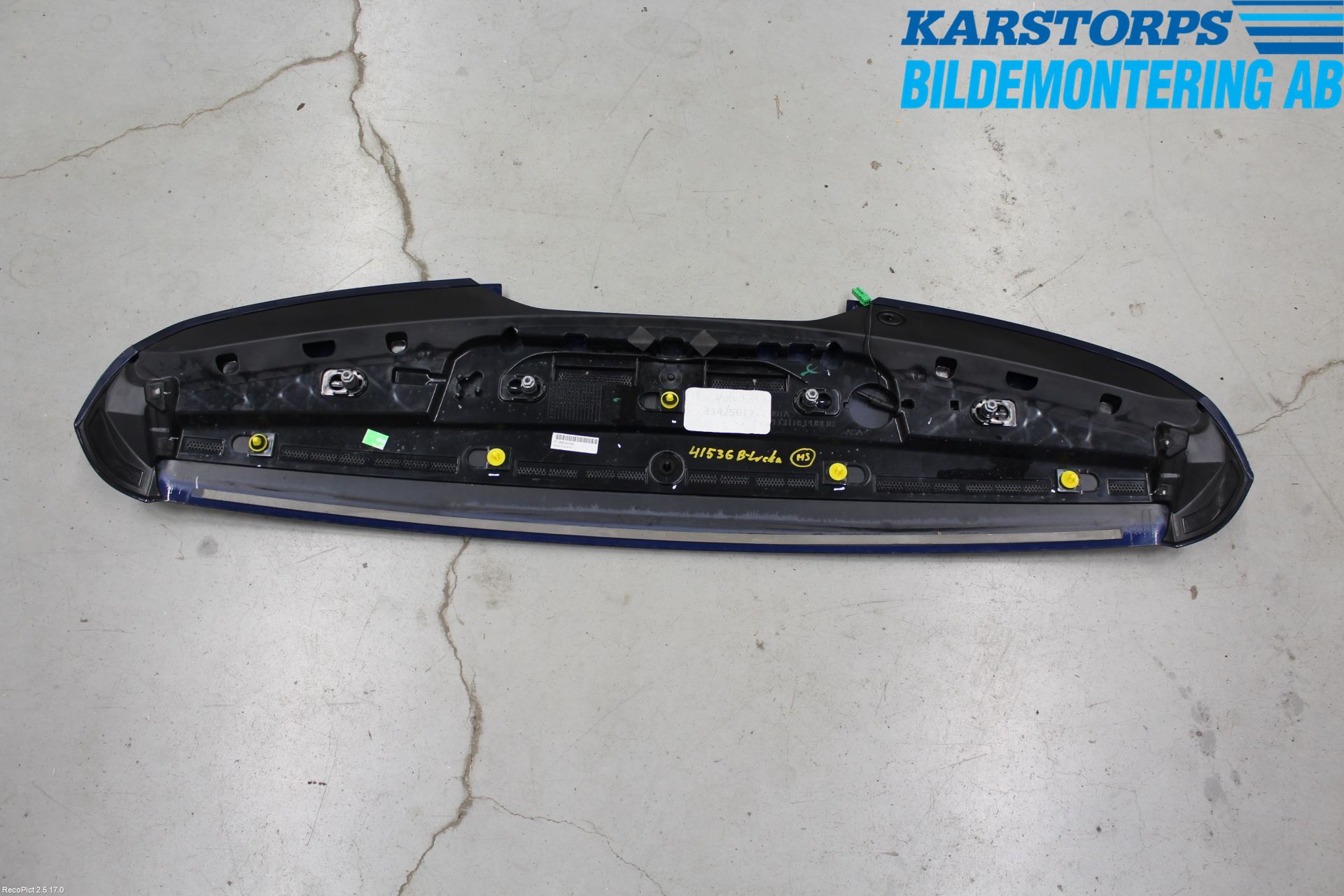 Volvo V60 14-18 Spoiler Bakluke