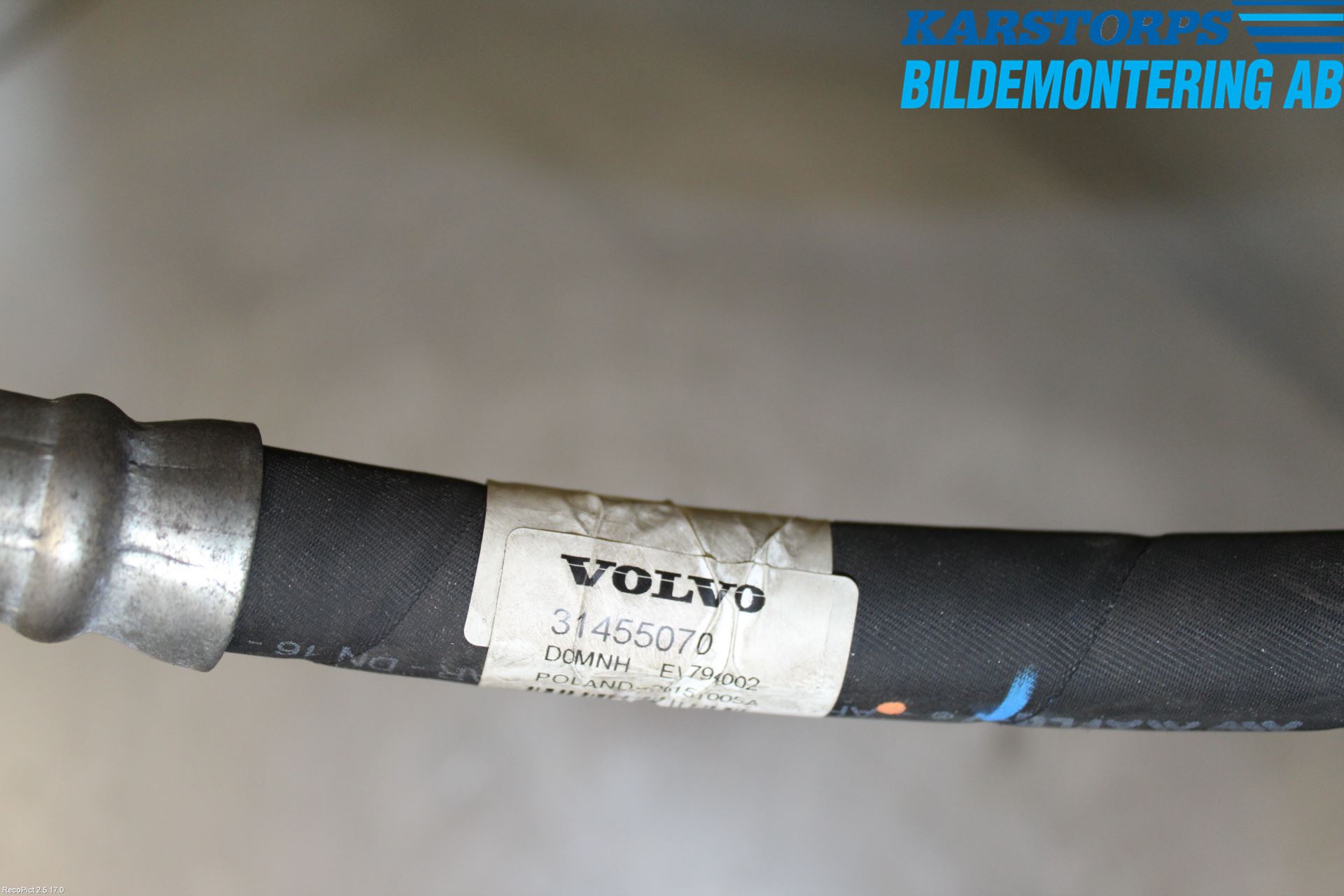 Volvo V70 14-16 Varme Ac Slange - Rør