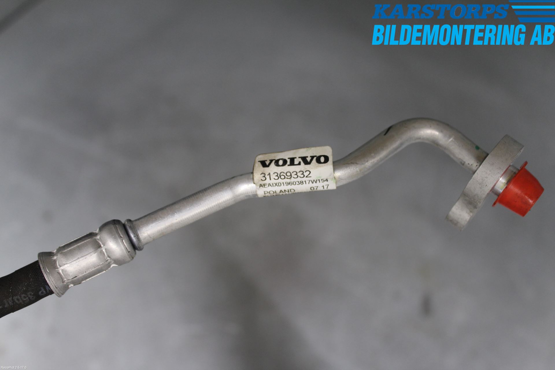 Volvo V90 17->> Varme Ac Slange - Rør