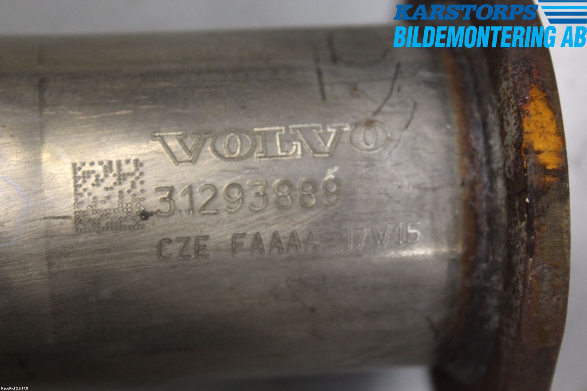 Volvo V90 17->> Eksos Fremre Rør