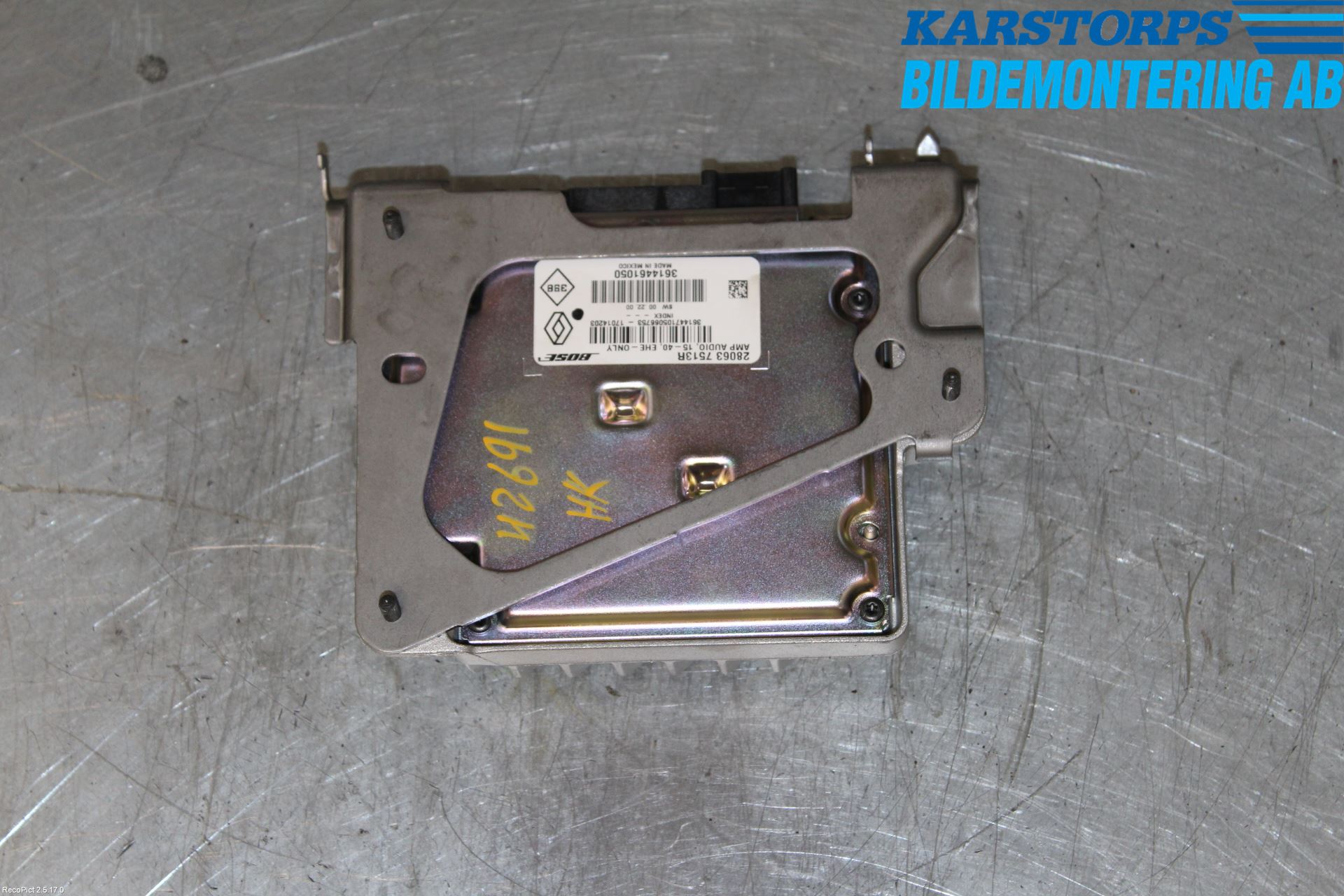 Renault MEGANE IV 16-23 Stereo Forsterker