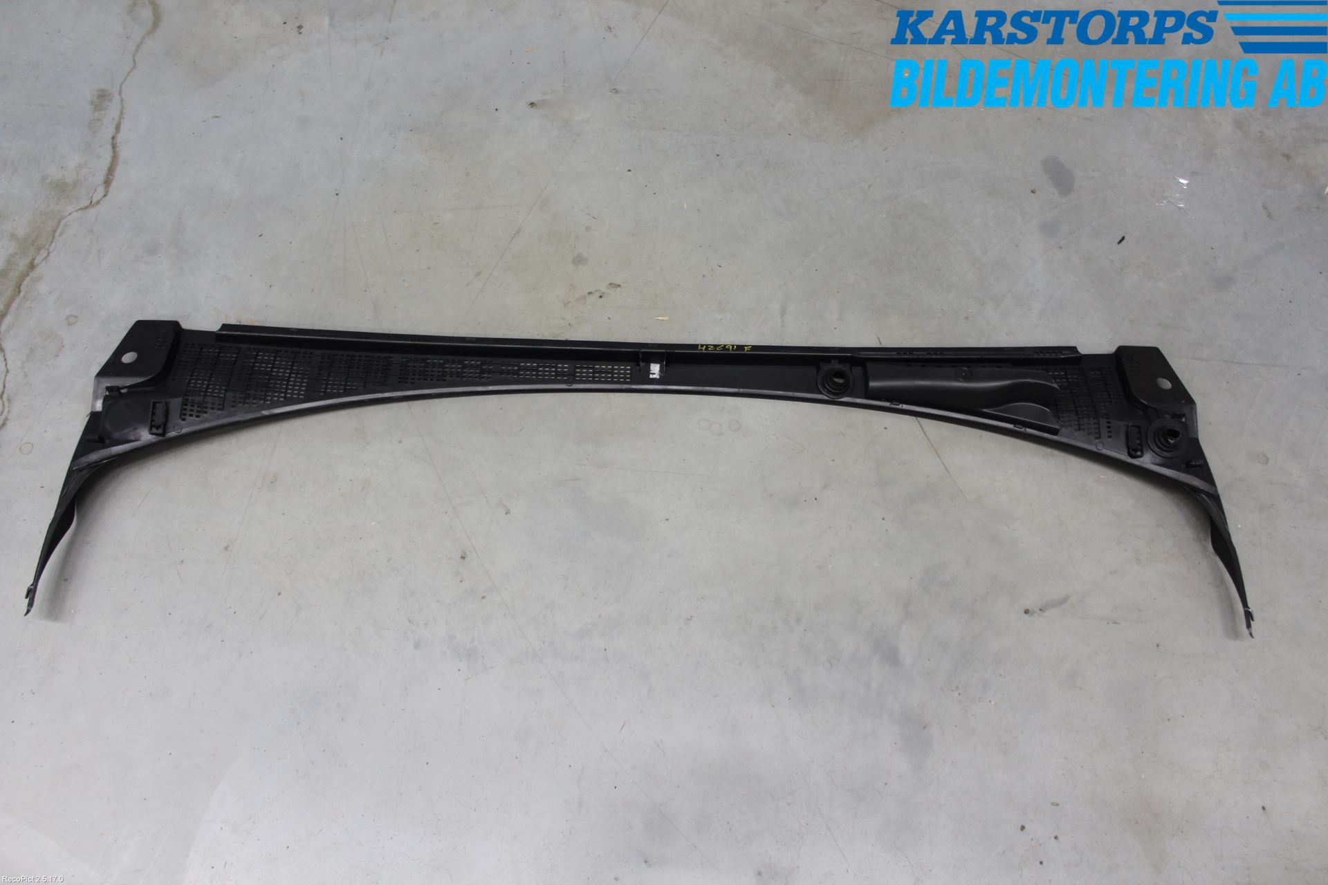 Renault MEGANE IV 16-23 Visker Deksel-Grill-Under Frr
