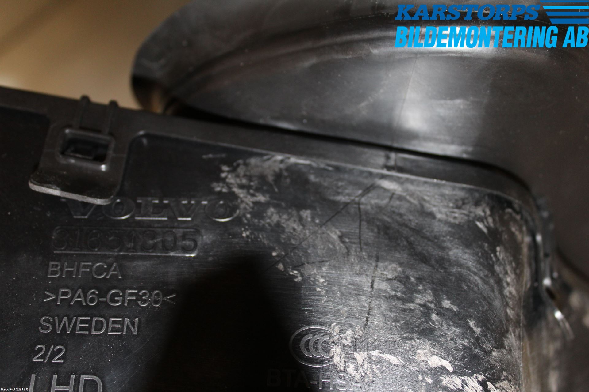 Volvo V90 17->> Luftstyring Front