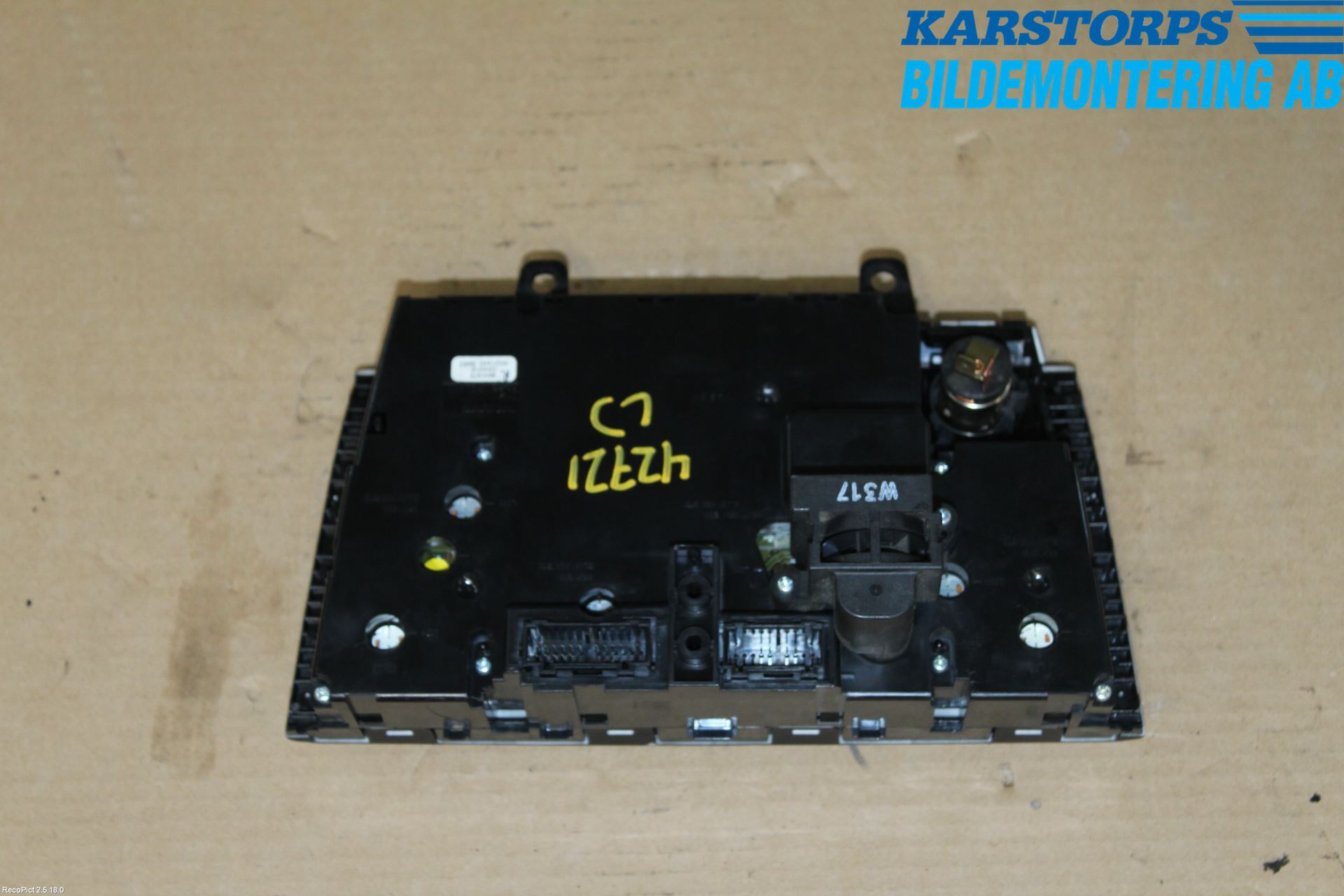 Volvo S80 04-06 Varmeapparat Panel(Regulering)