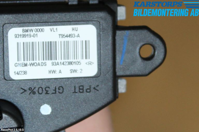 BMW 3 GT F34 13-19 Varmeapparat Viftemotstand