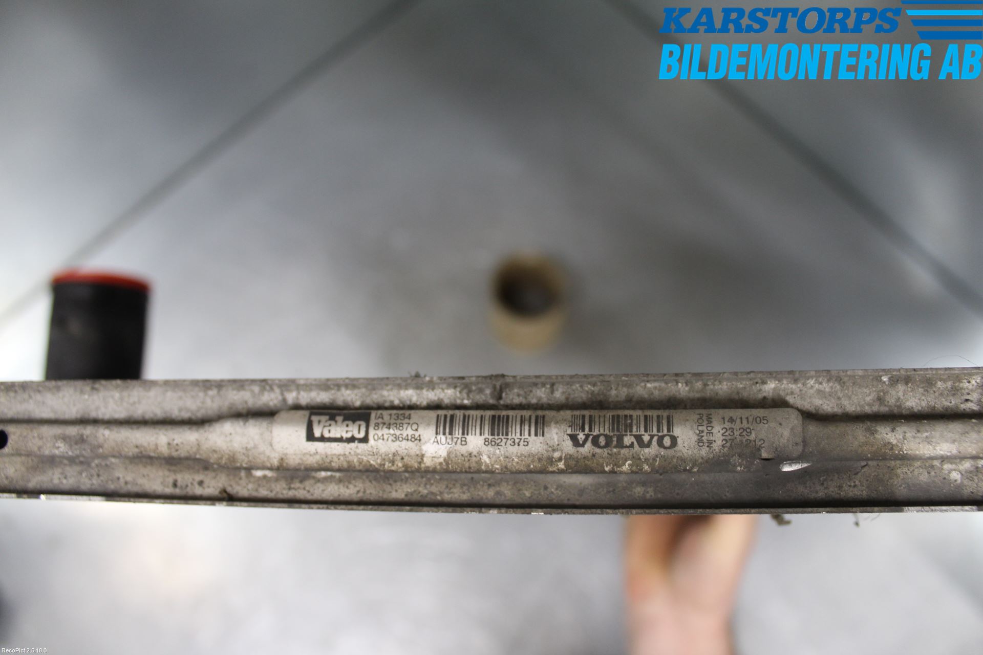 Volvo XC90 03-06 Intercooler Radiator