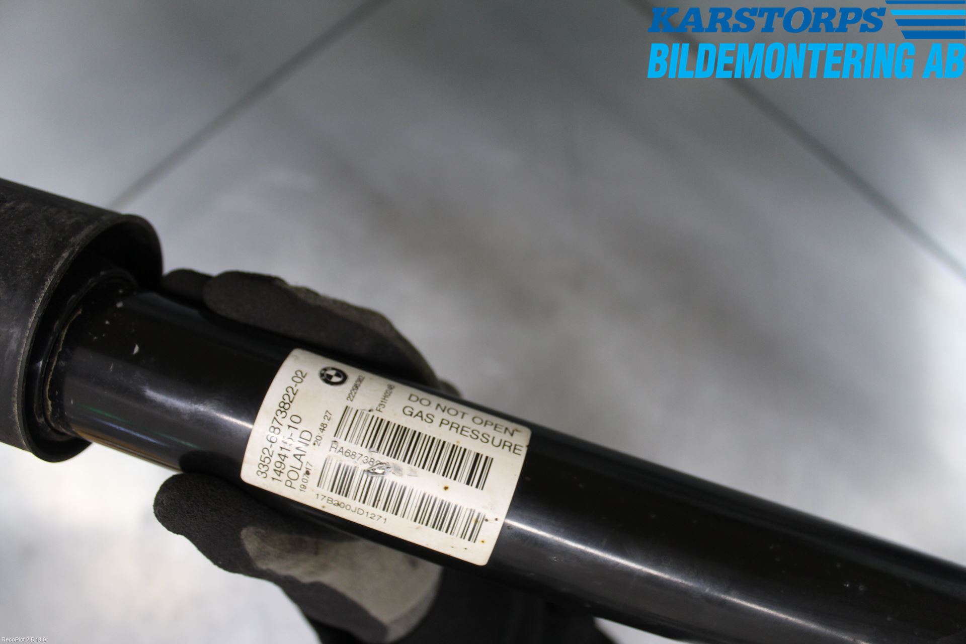 BMW 3 F30/F31/F80 12-19 Støtdemper Bak