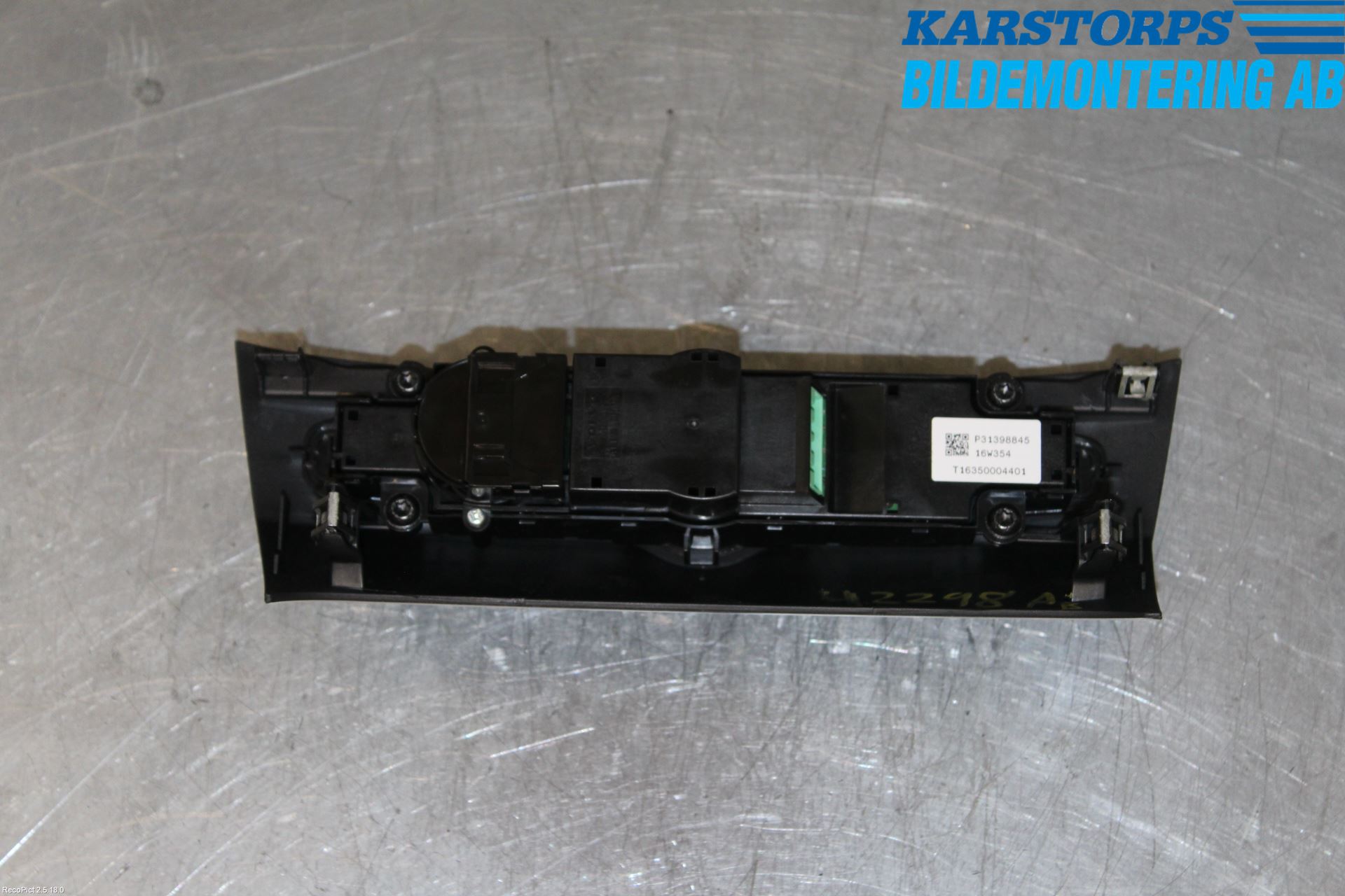 Volvo S90 17->> Varmeapparat Panel(Regulering)