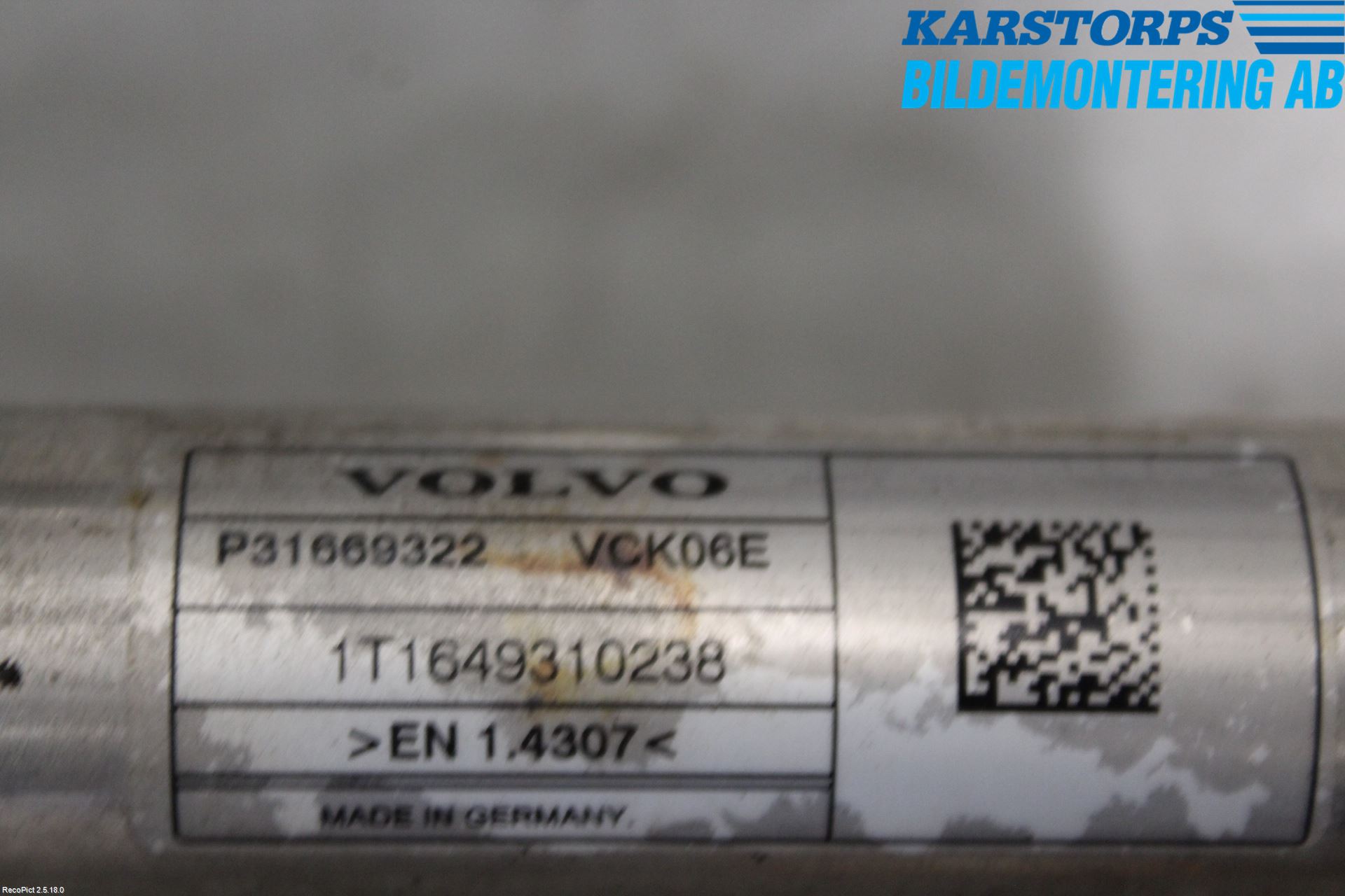 Volvo S90 17->> Drivstoff Påfyllingsrør - Slan