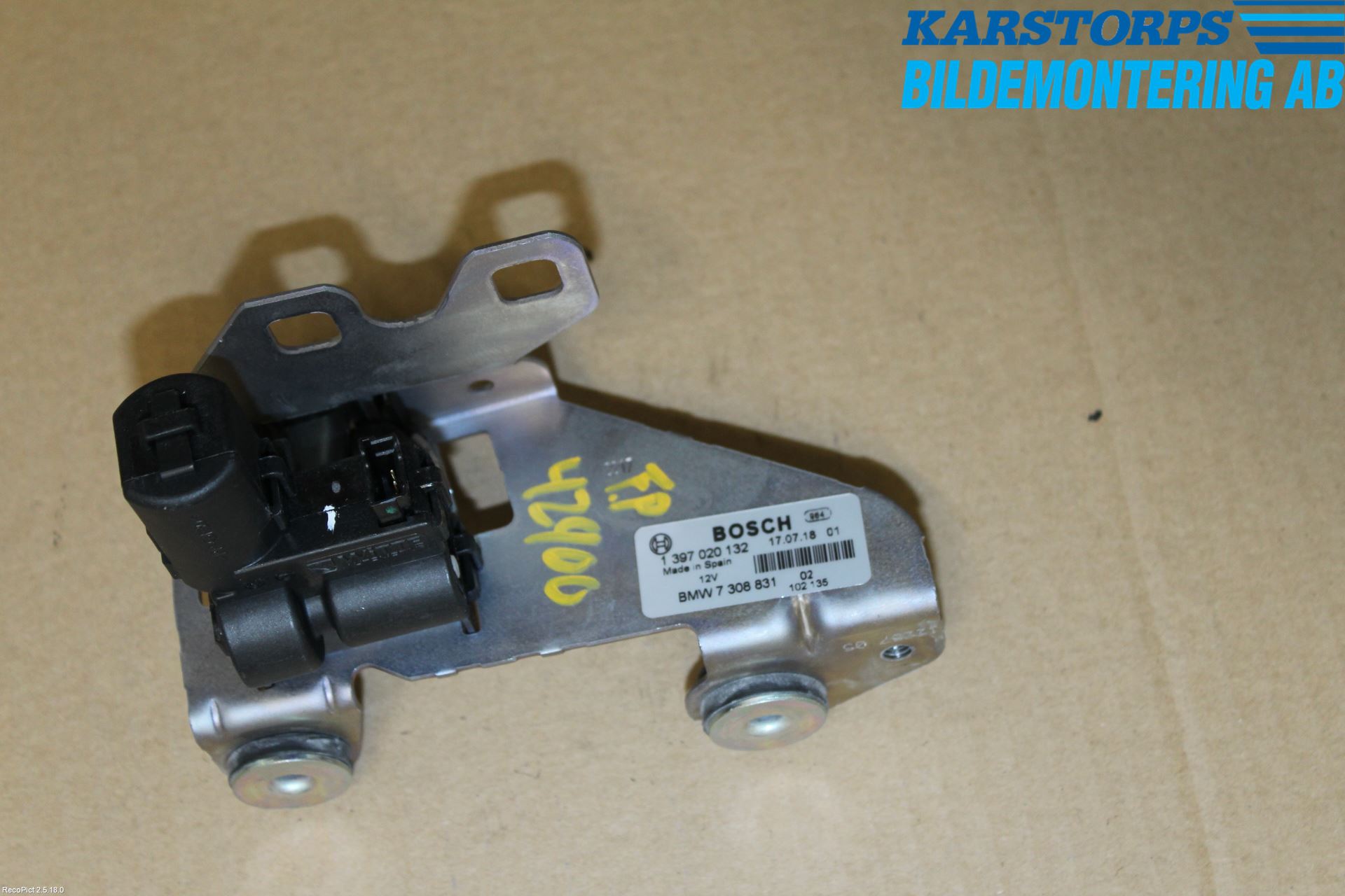 BMW 3 F30/F31/F80 12-19 Bakluke-Lokk Låsekasse
