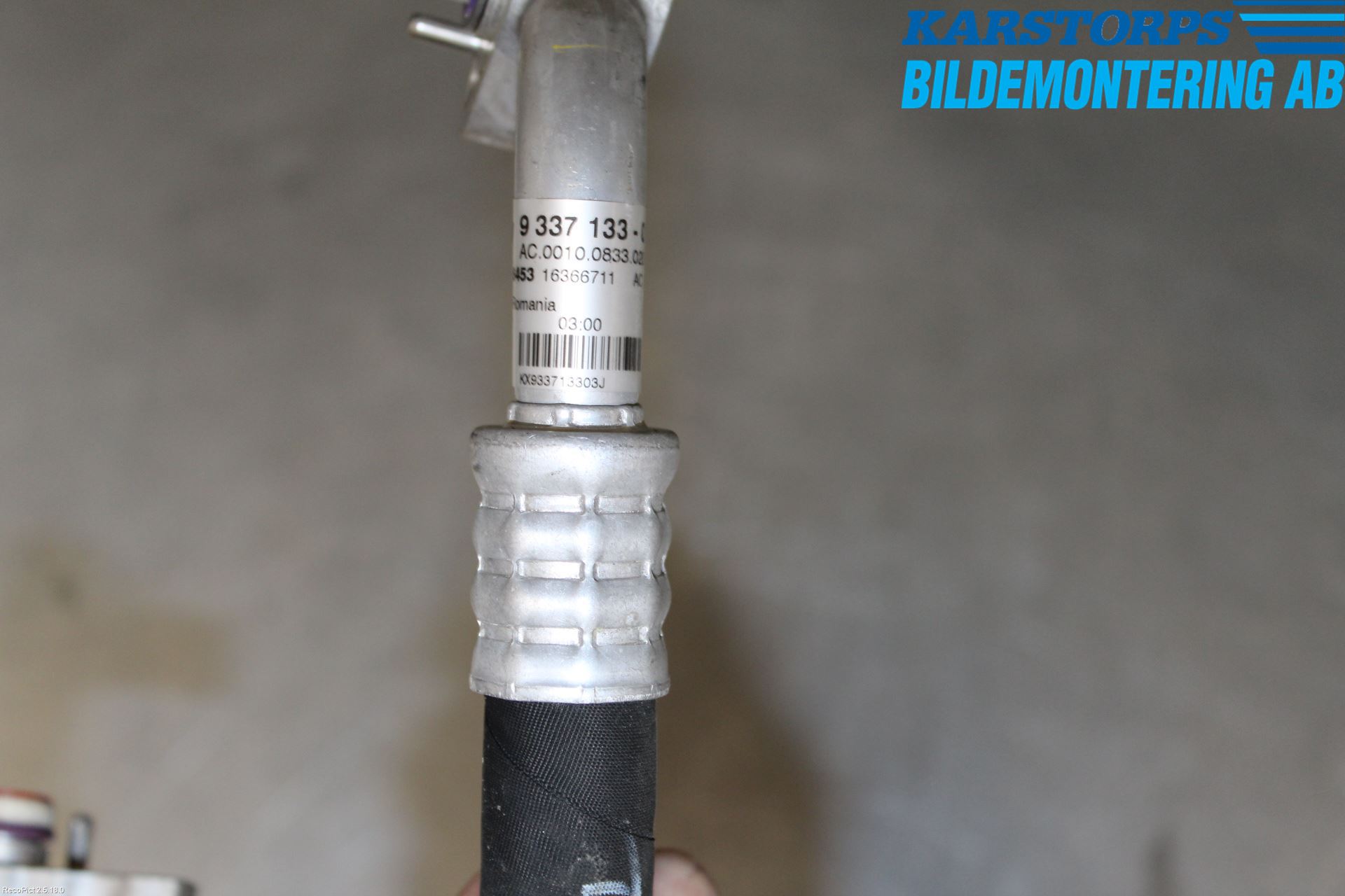 BMW 3 F30/F31/F80 12-19 Varme Ac Slange - Rør