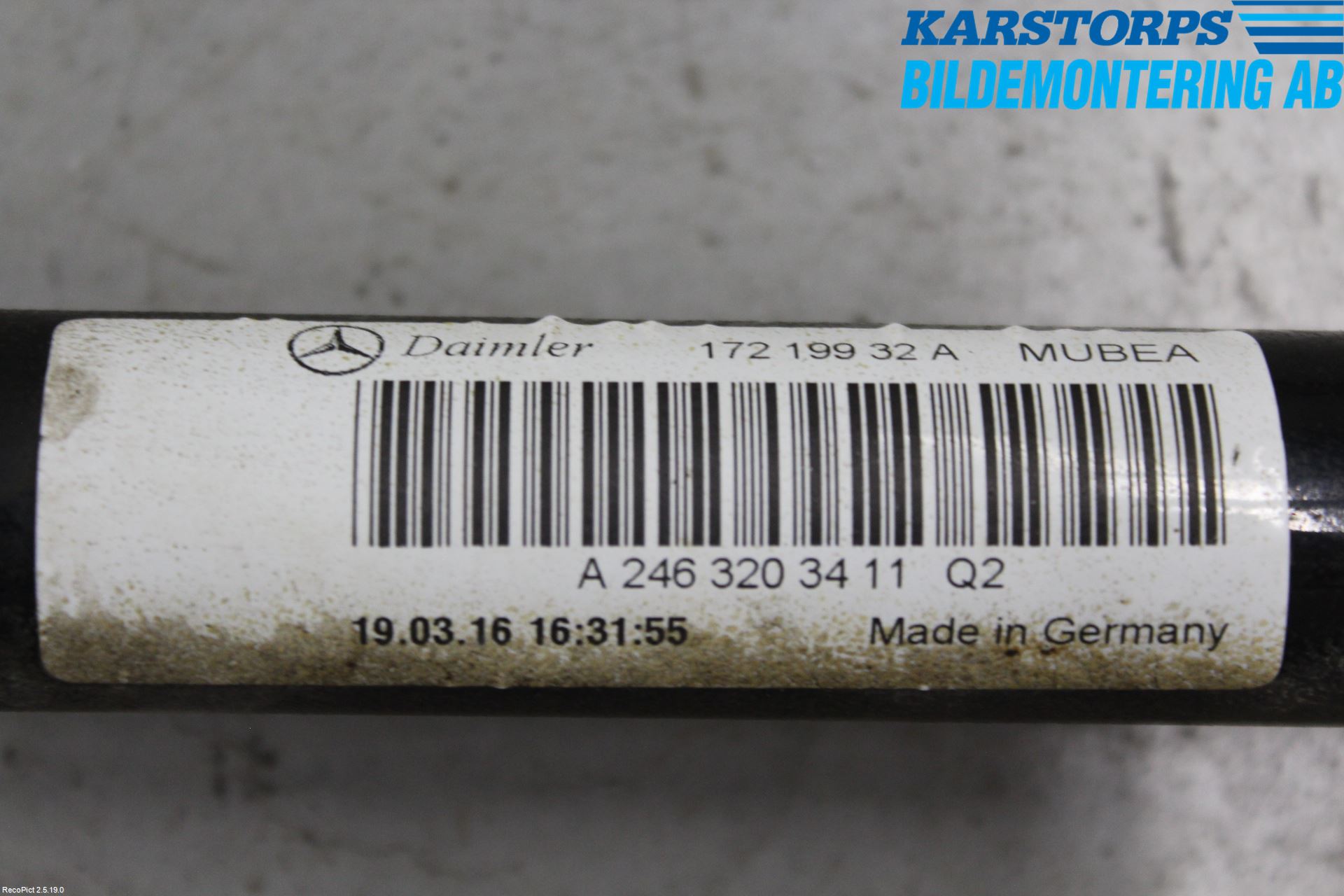 Mercedes-Benz MB CLA-KLASS (C117/X117) 13-19 Stablisatorstag Foran