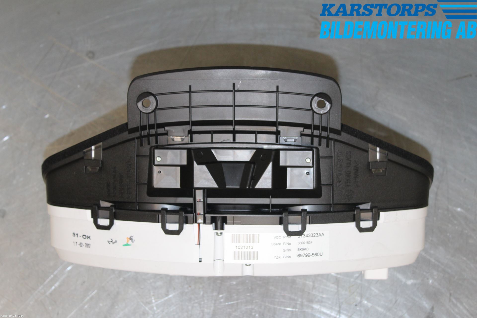 Volvo XC60 09-13 Instr Kombinert