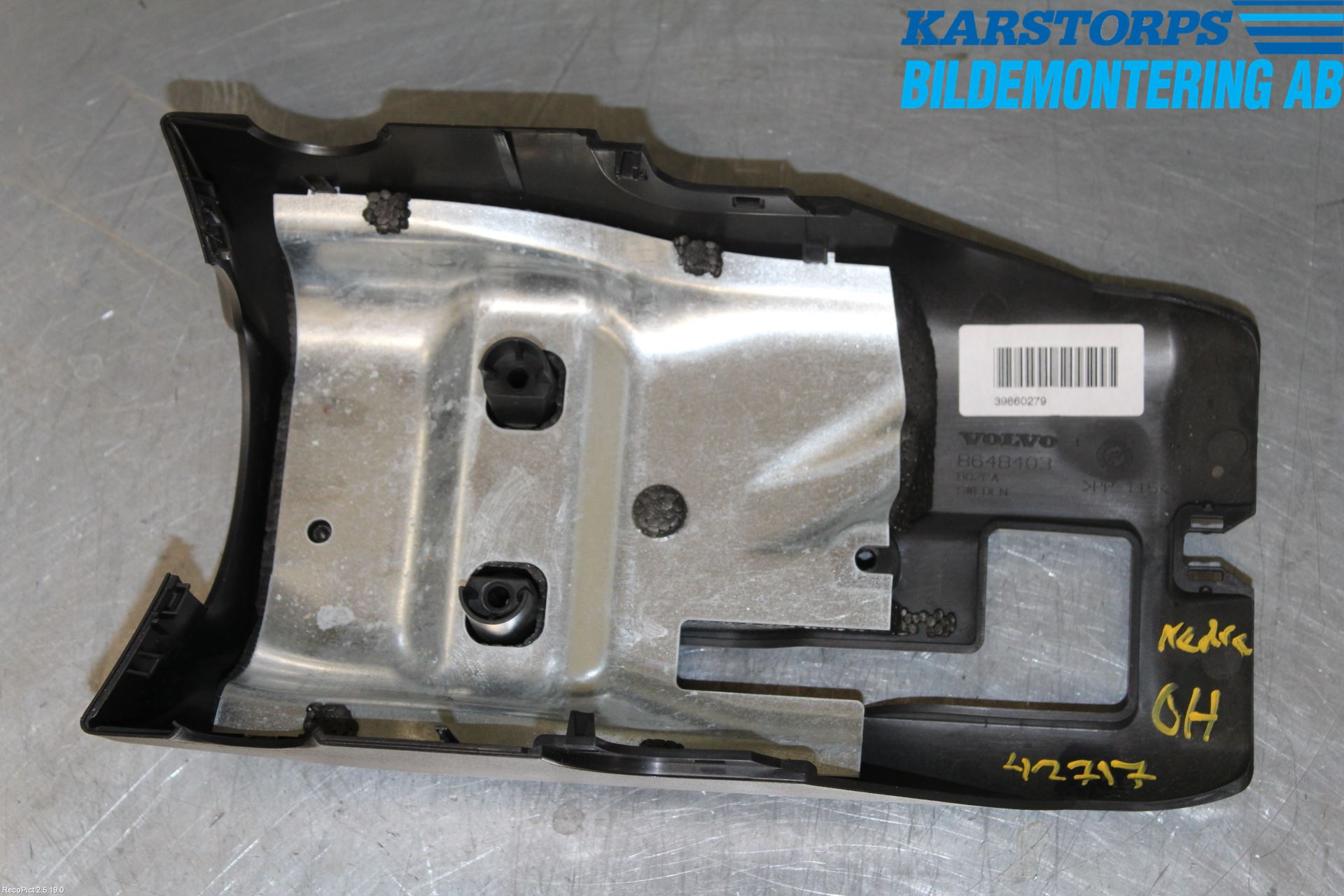 Volvo XC60 09-13 Rattdeksel - Deksler