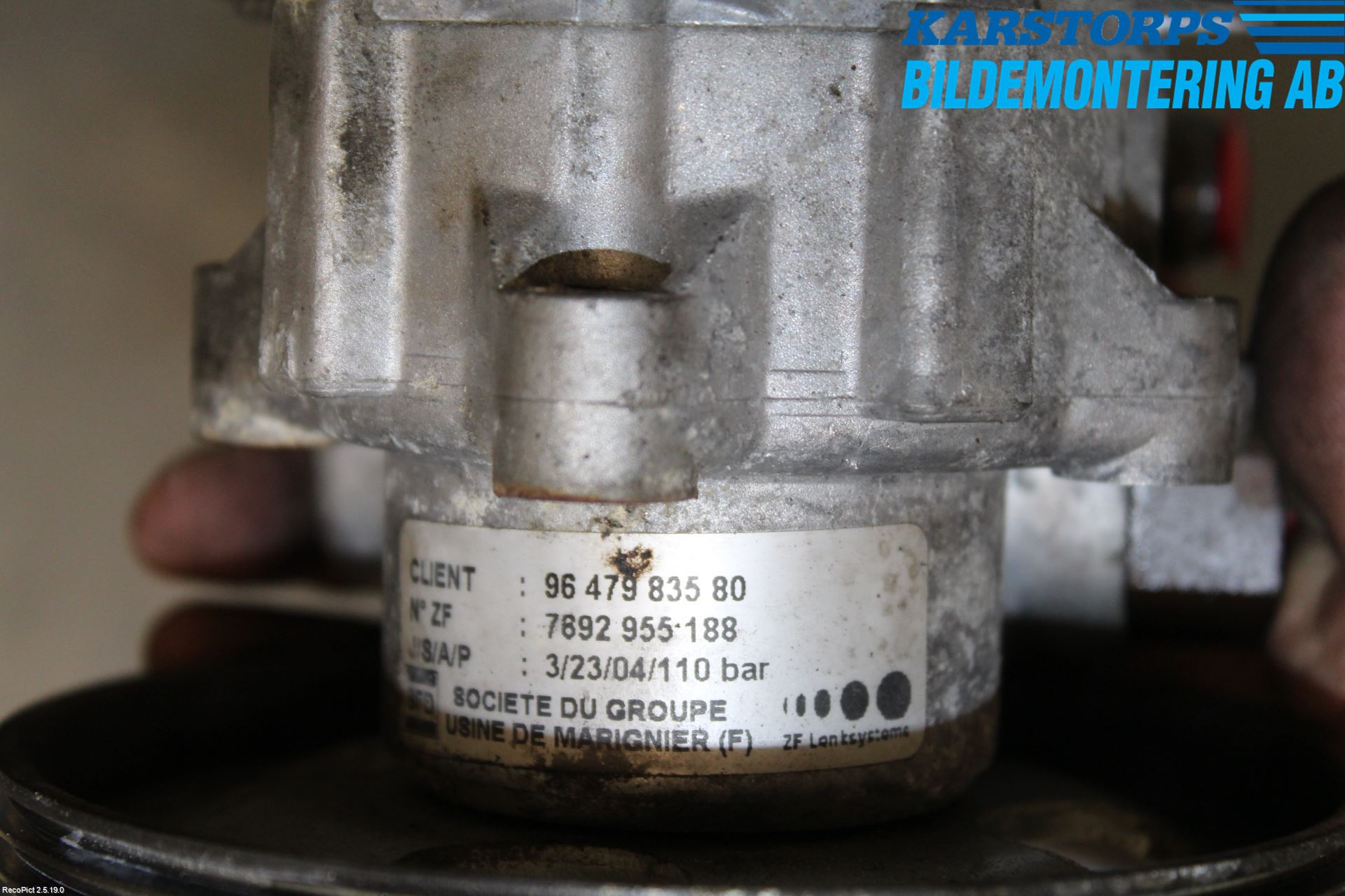 Citroen C8 Servo Pumpe