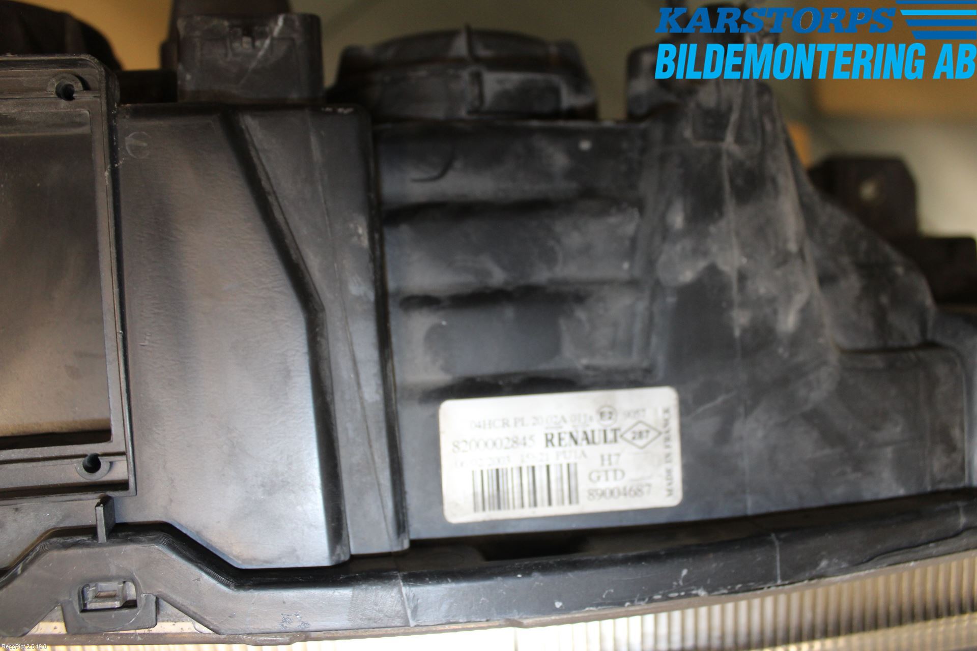 Renault LAGUNA II  01-05 Frontlykt Venstre