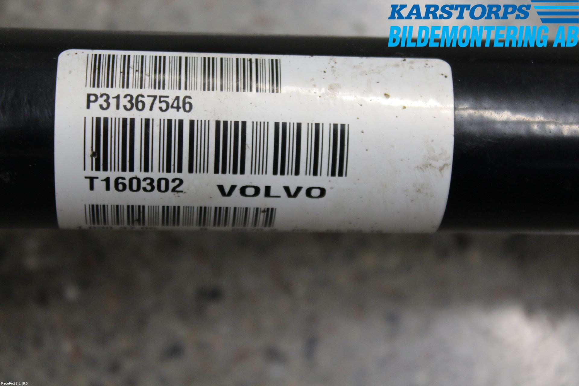 Volvo V60 14-18 Drivaksel Foran Kompl Høyre