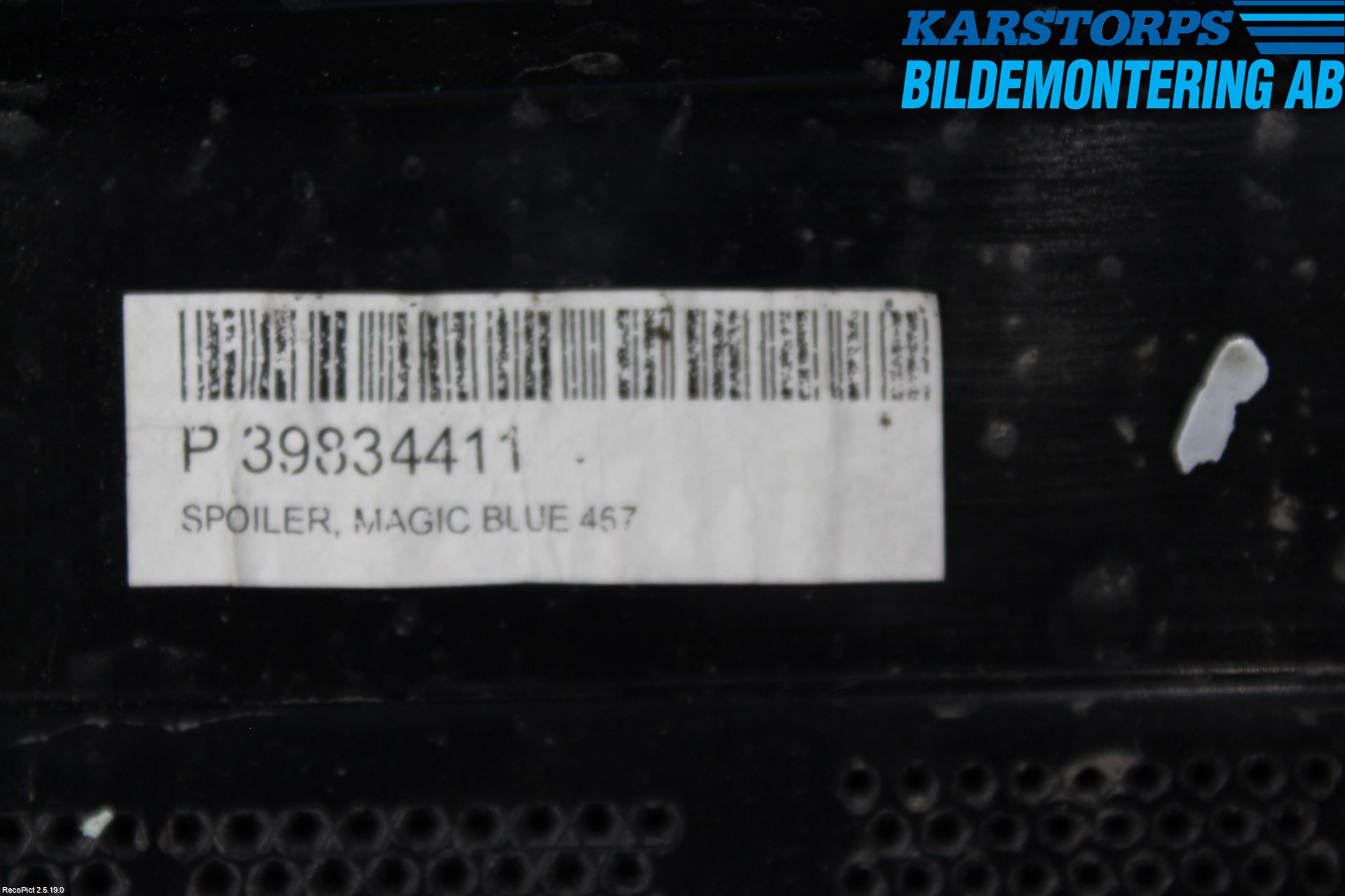 Volvo V60 14-18 Spoiler Bakluke