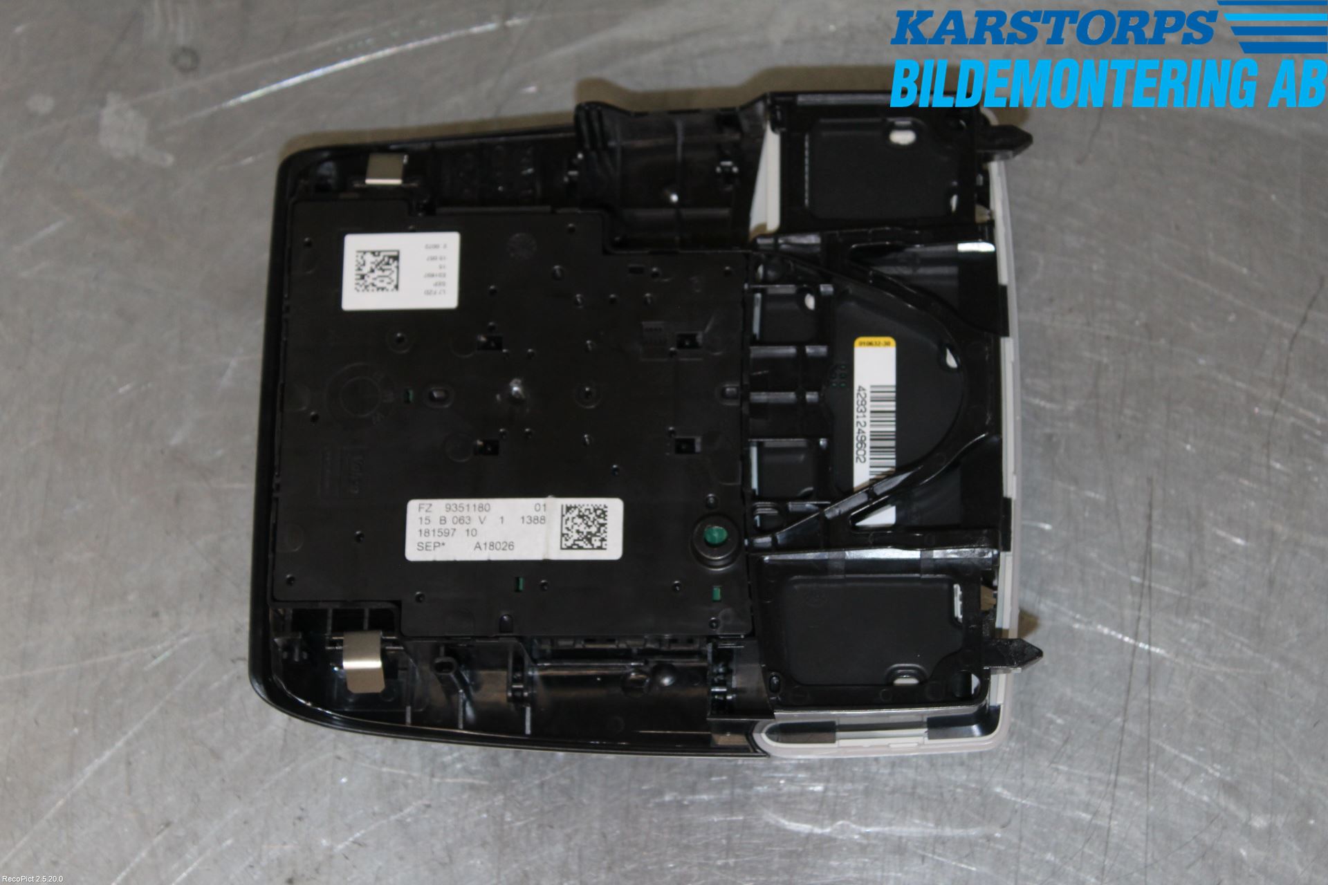 BMW 4 F36 Gran Coupé 14-20 Innvendig Takbrakett