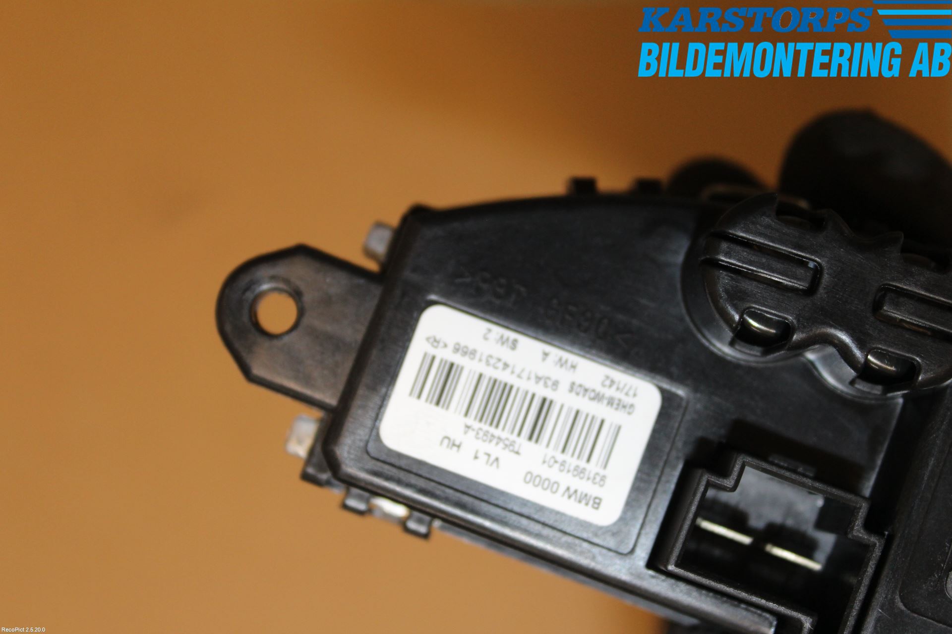 BMW 3 F30/F31/F80 12-19 Varmeapparat Viftemotstand
