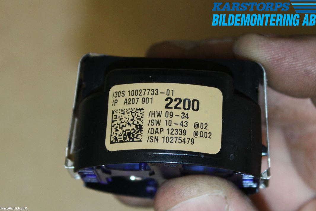 Mercedes-Benz MB E-KLASS (W212) 09-16 Sensor Regnsensor