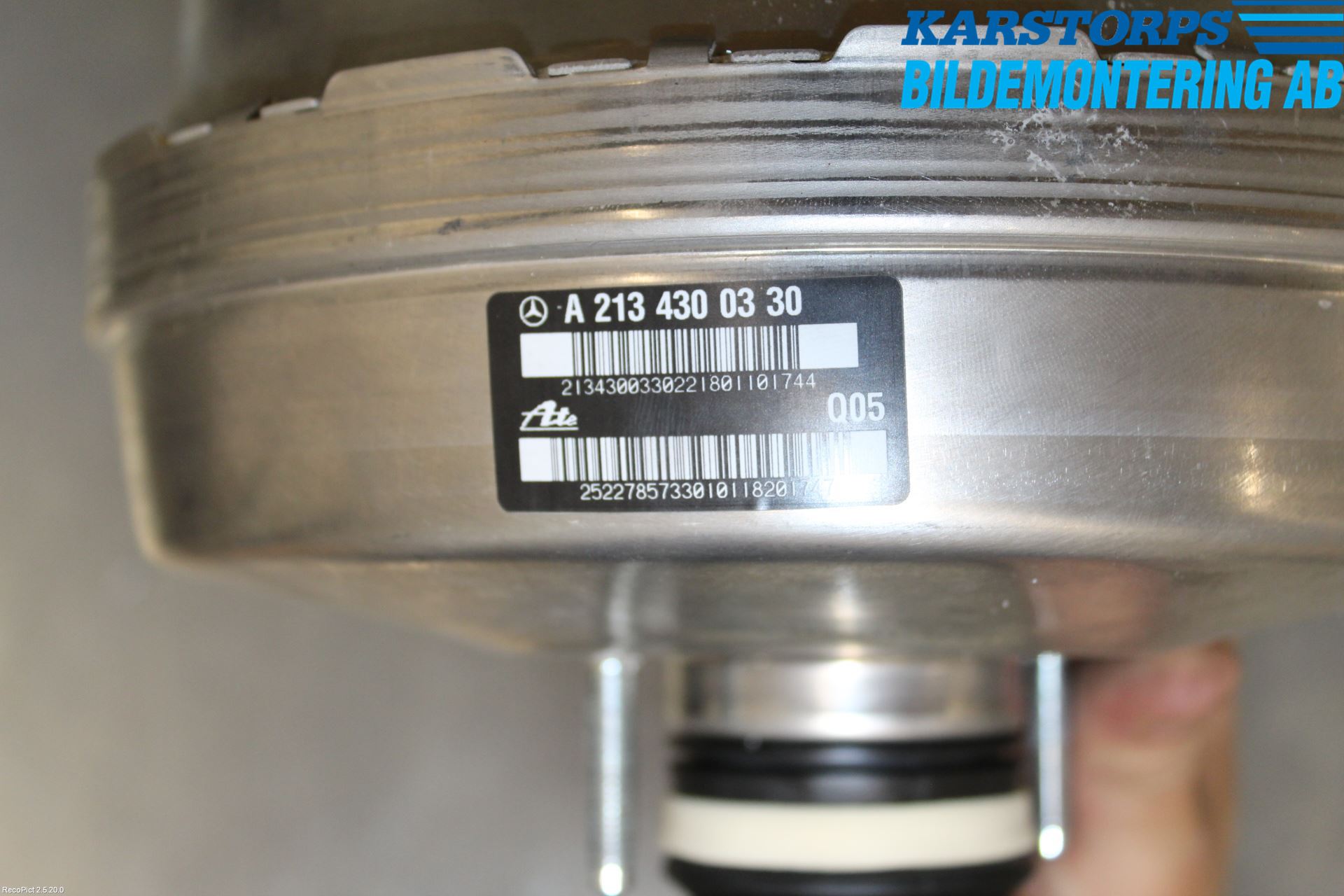 Mercedes-Benz MB E-KLASS (W213) 16-23 Bremseservo