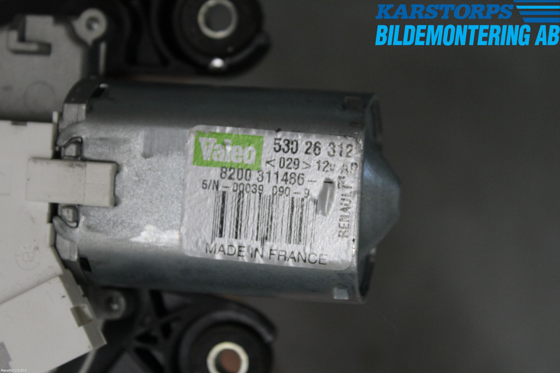 Renault CLIO III  06-09 Viskermotor Bakluke