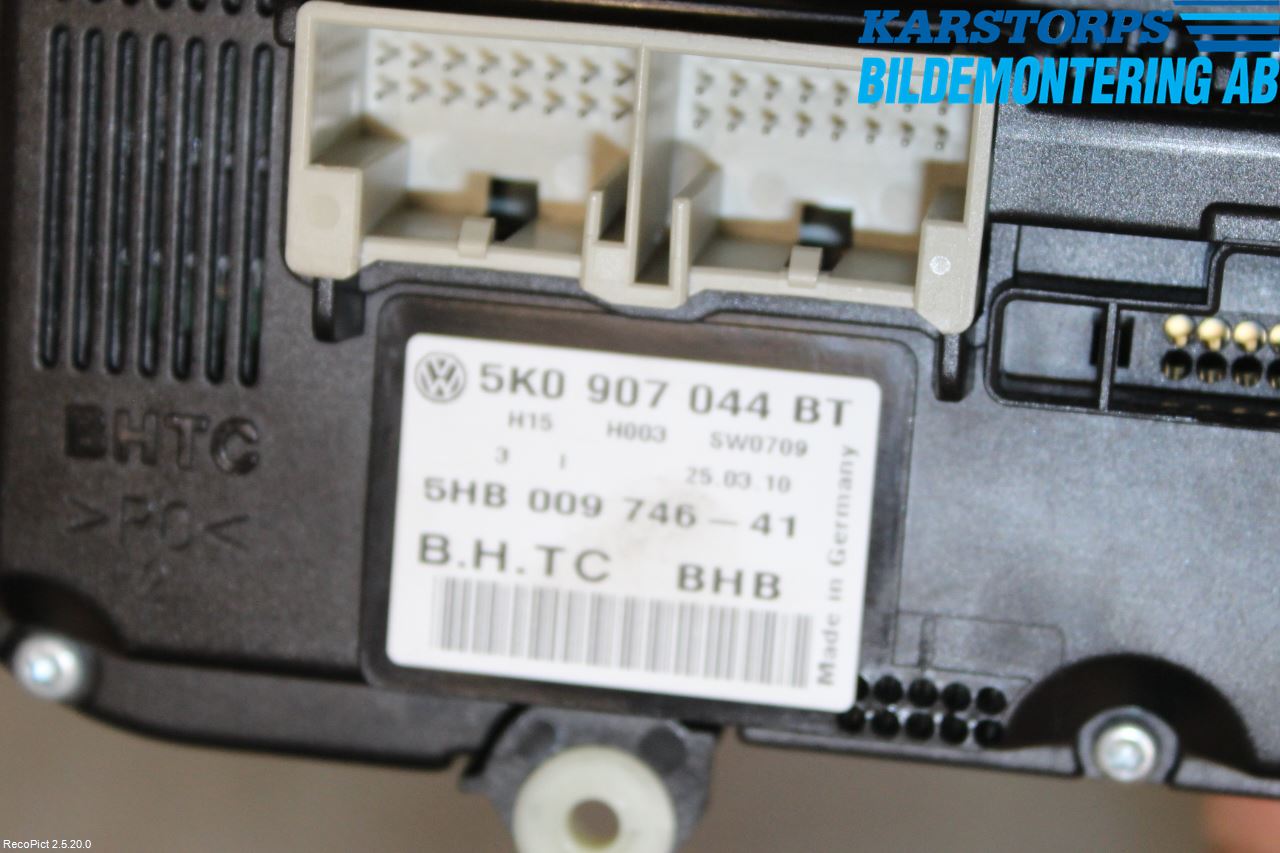 Volkswagen VW PASSAT CC 08-16 Varmeapparat Panel(Regulering)