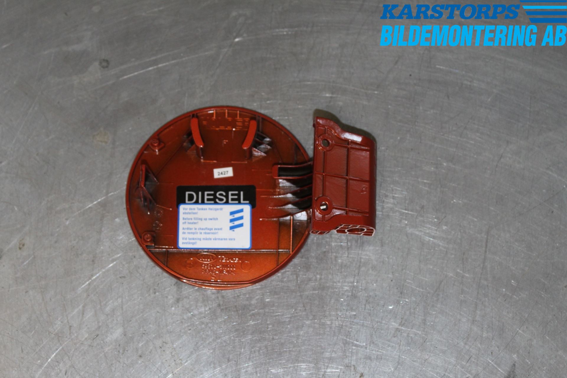 Kia SPORTAGE (SL) 11-15 Drivstoff Tankluke