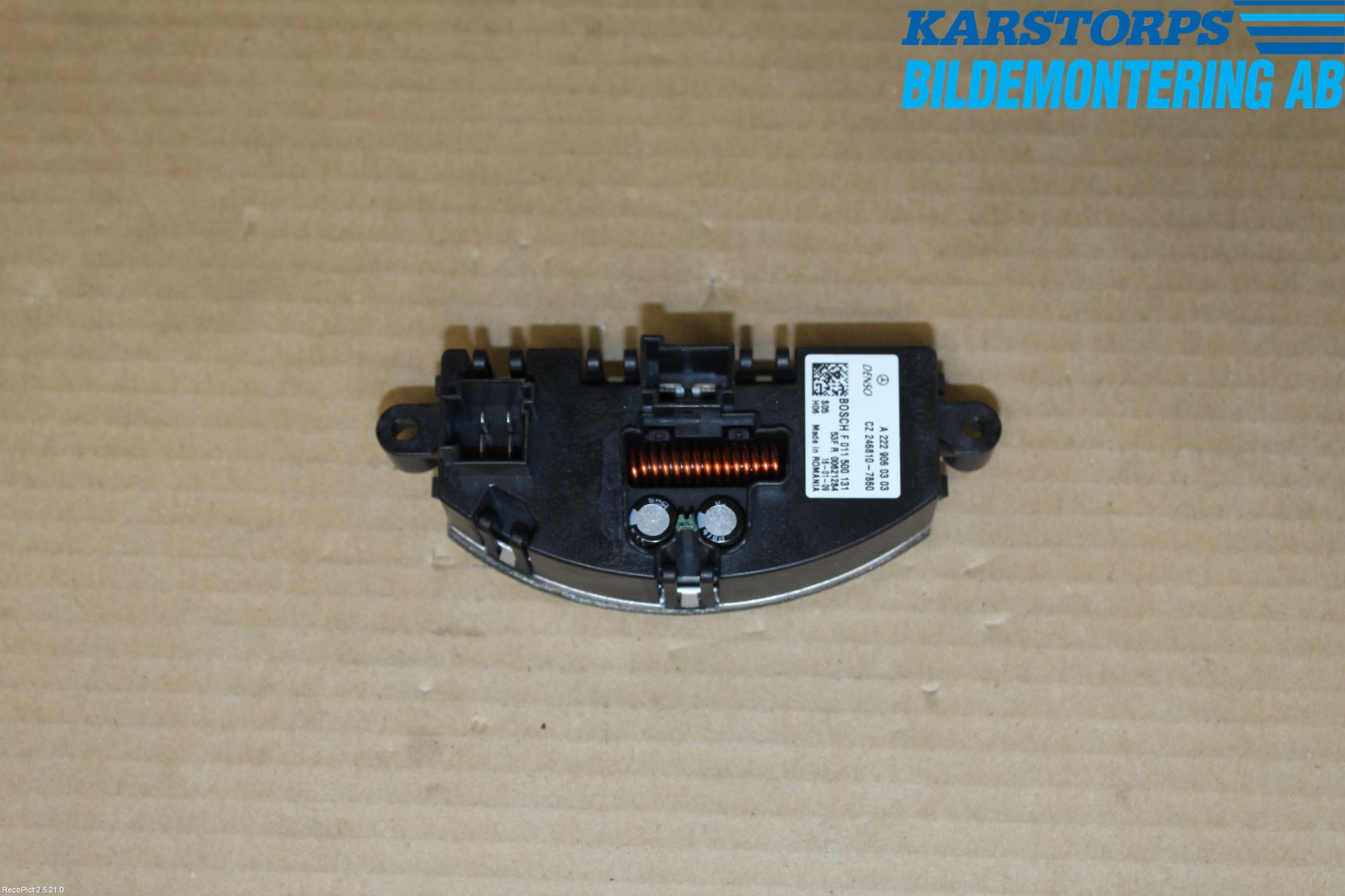 Mercedes-Benz MB CLA-KLASS (C117/X117) 13-19 Varmeapparat Viftemotstand