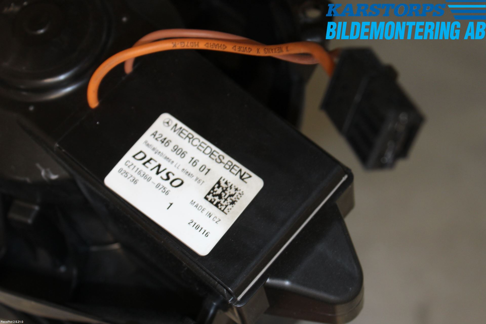 Mercedes-Benz MB CLA-KLASS (C117/X117) 13-19 Varmeapparat Viftemotor