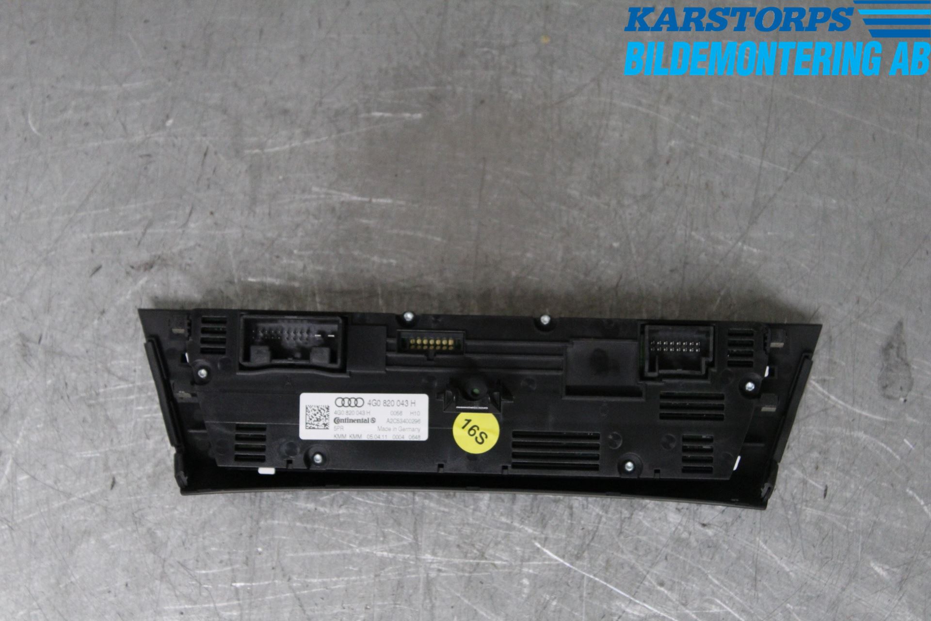Audi A6/S6 4G 11-18 Varmeapparat Panel(Regulering)