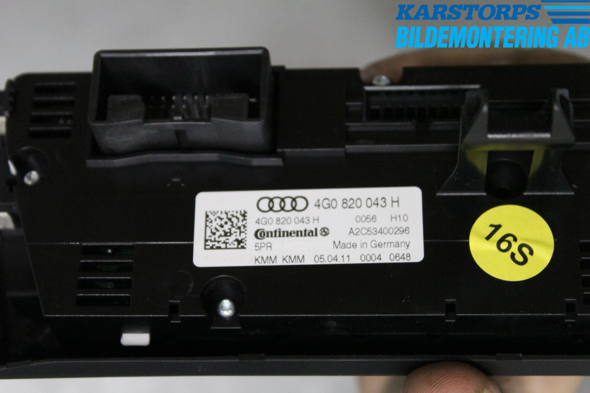 Audi A6/S6 4G 11-18 Varmeapparat Panel(Regulering)