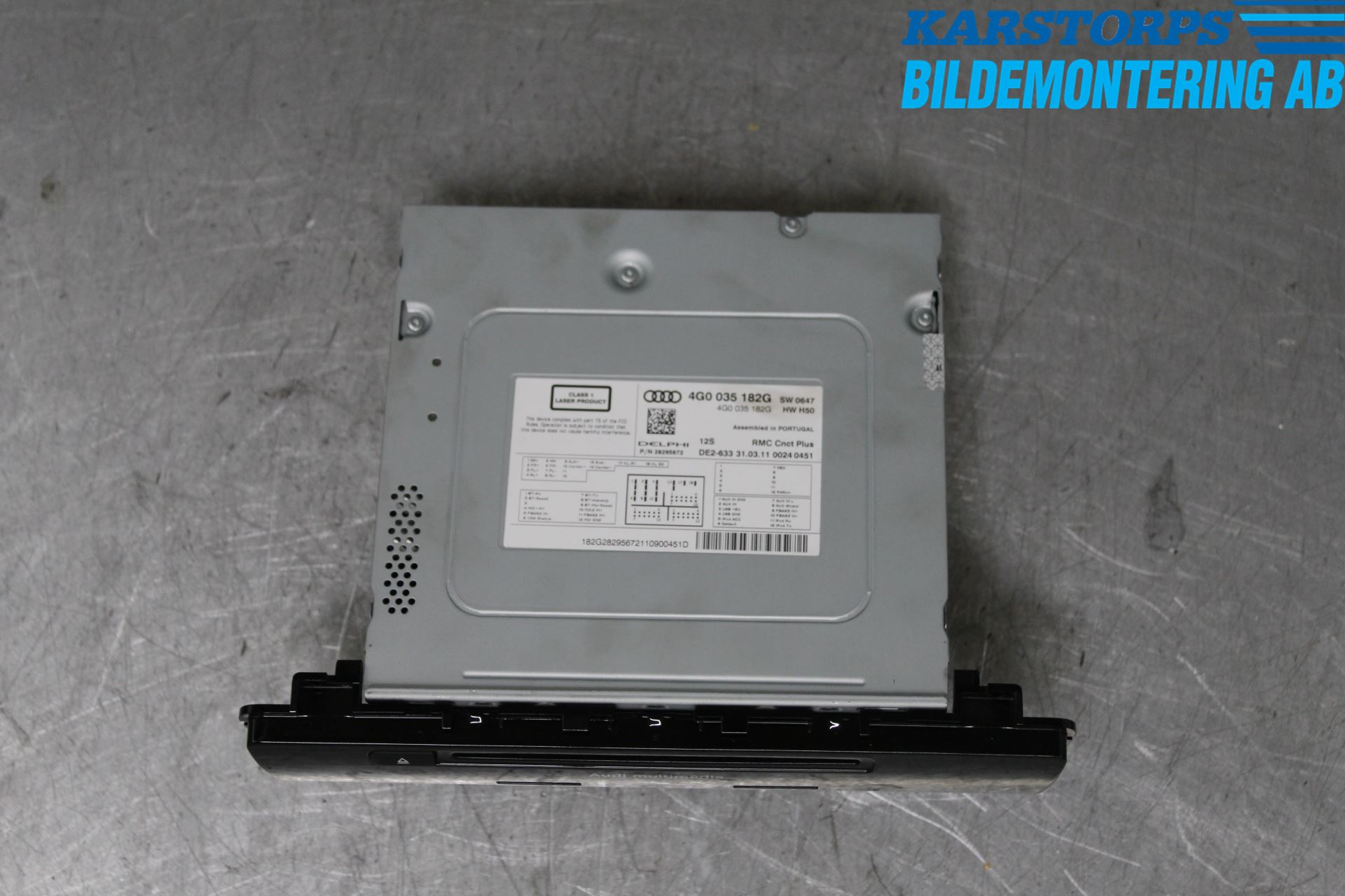 Audi A6/S6 4G 11-18 Stereo Radio Med Cd