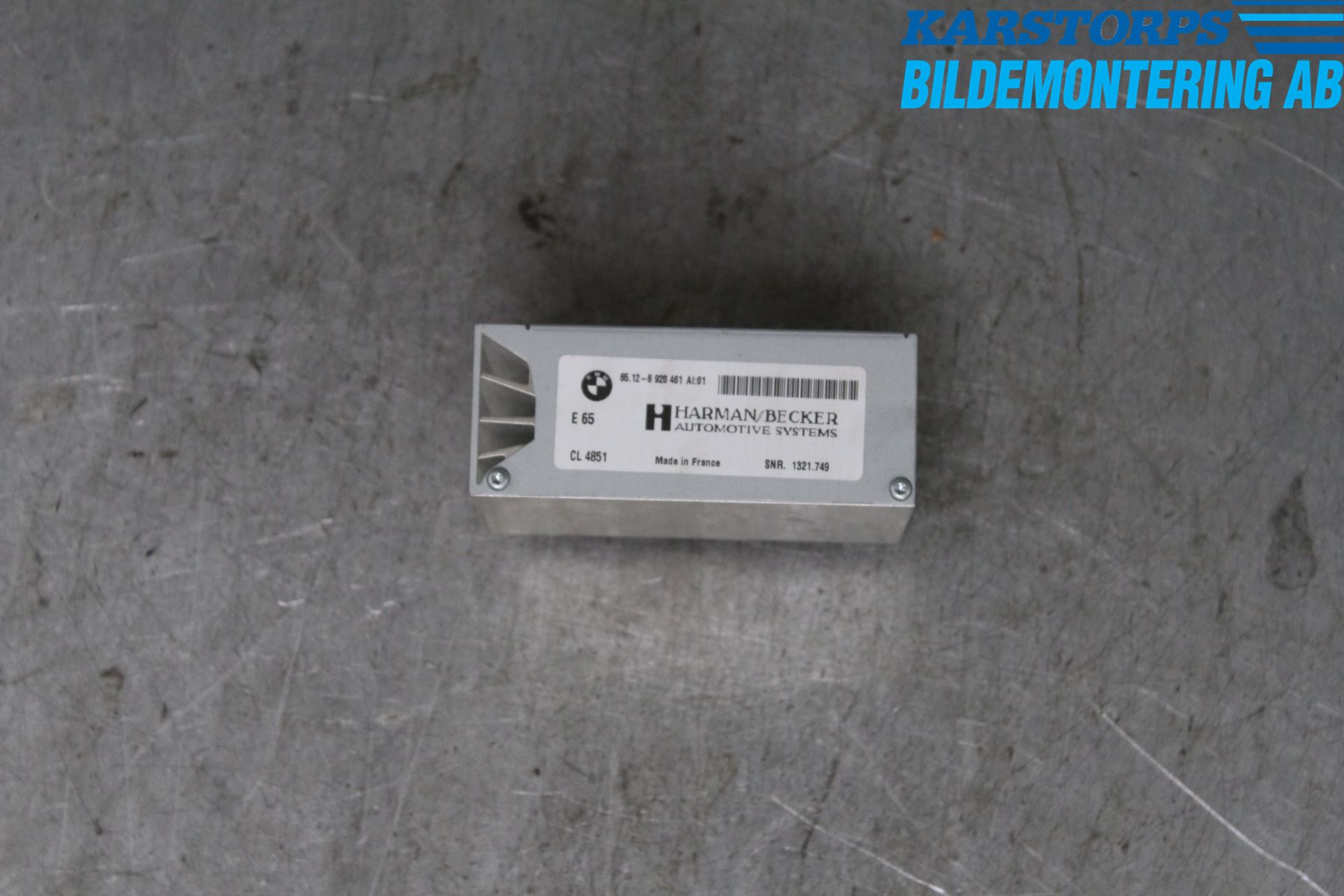 BMW 5 E60/61 Sed/Tou 02-10 Stereo Forsterker