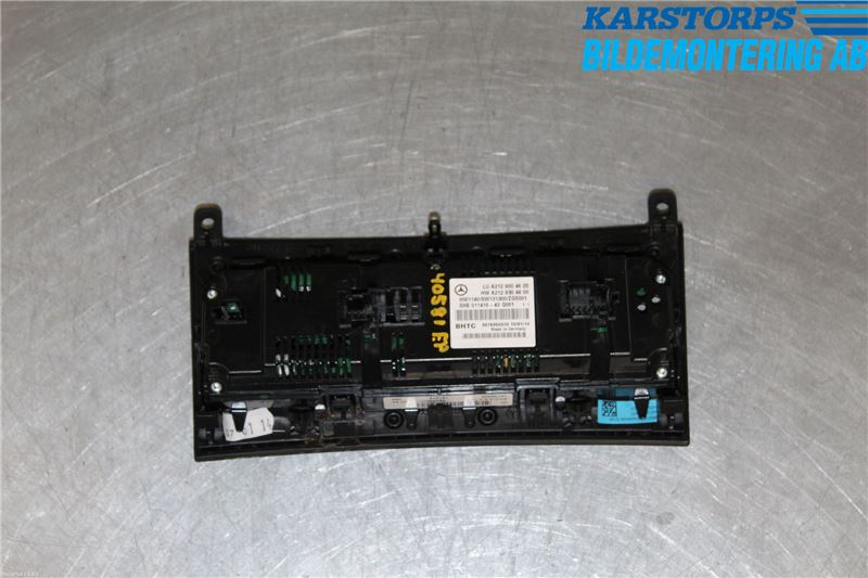 Mercedes-Benz MB E-KLASS (W212) 09-16 Varmeapparat Panel(Regulering)