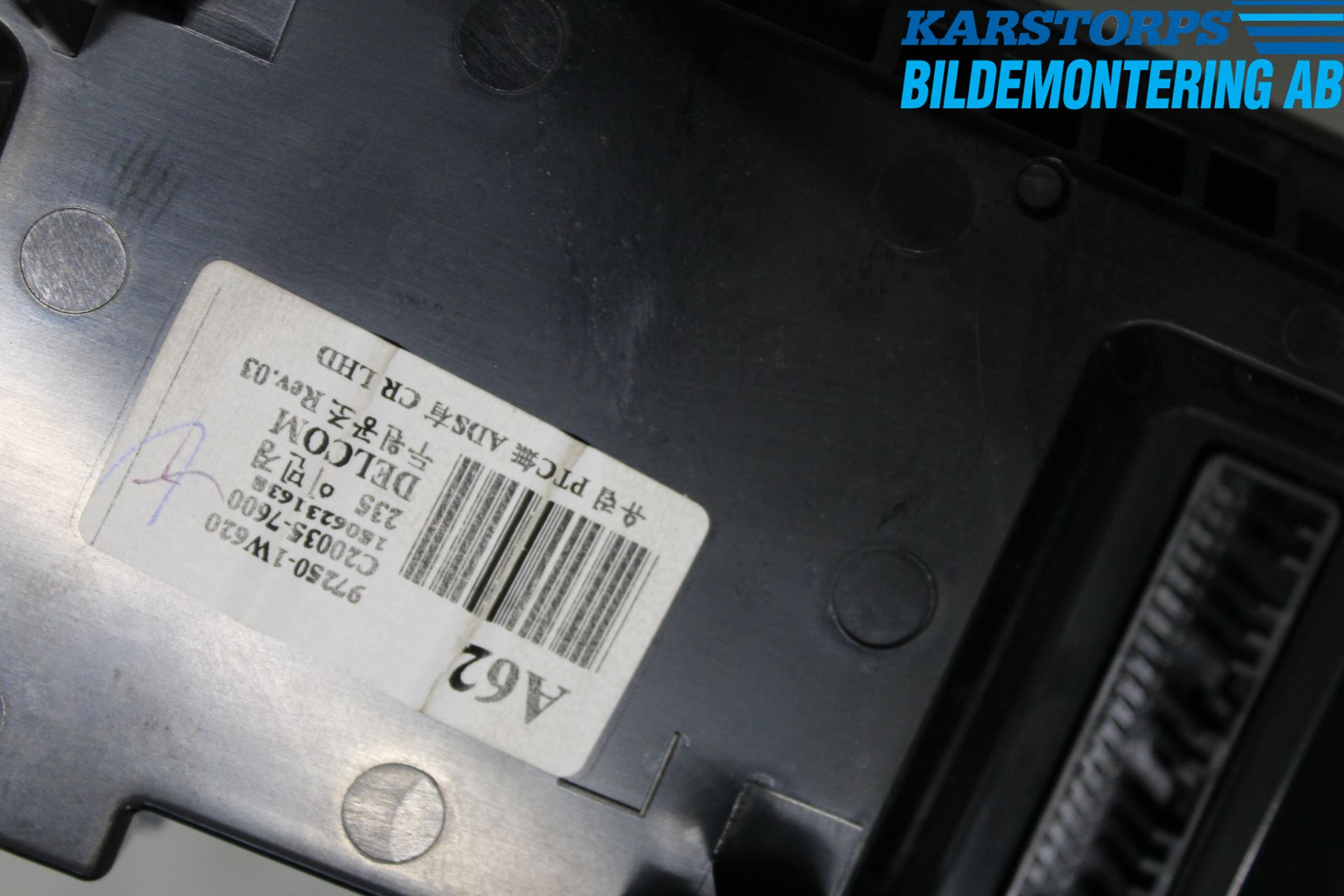Kia RIO 12-16 Varmeapparat Panel(Regulering)