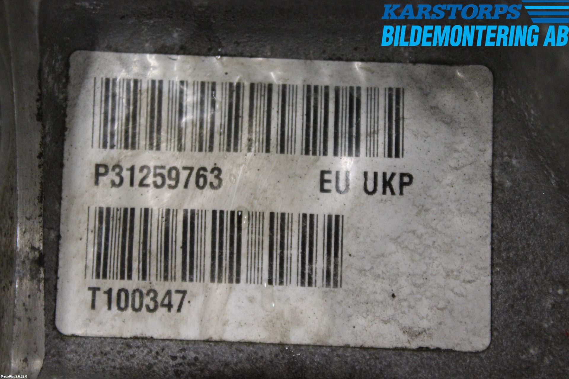 Volvo XC60 09-13 Gearkasse Fordelingskasse