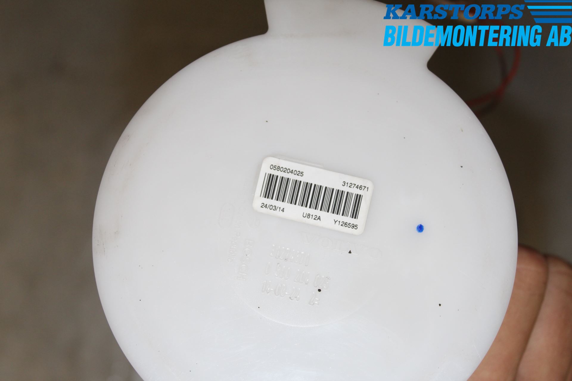 Volvo XC60 14-17 Giver Drivstofftank