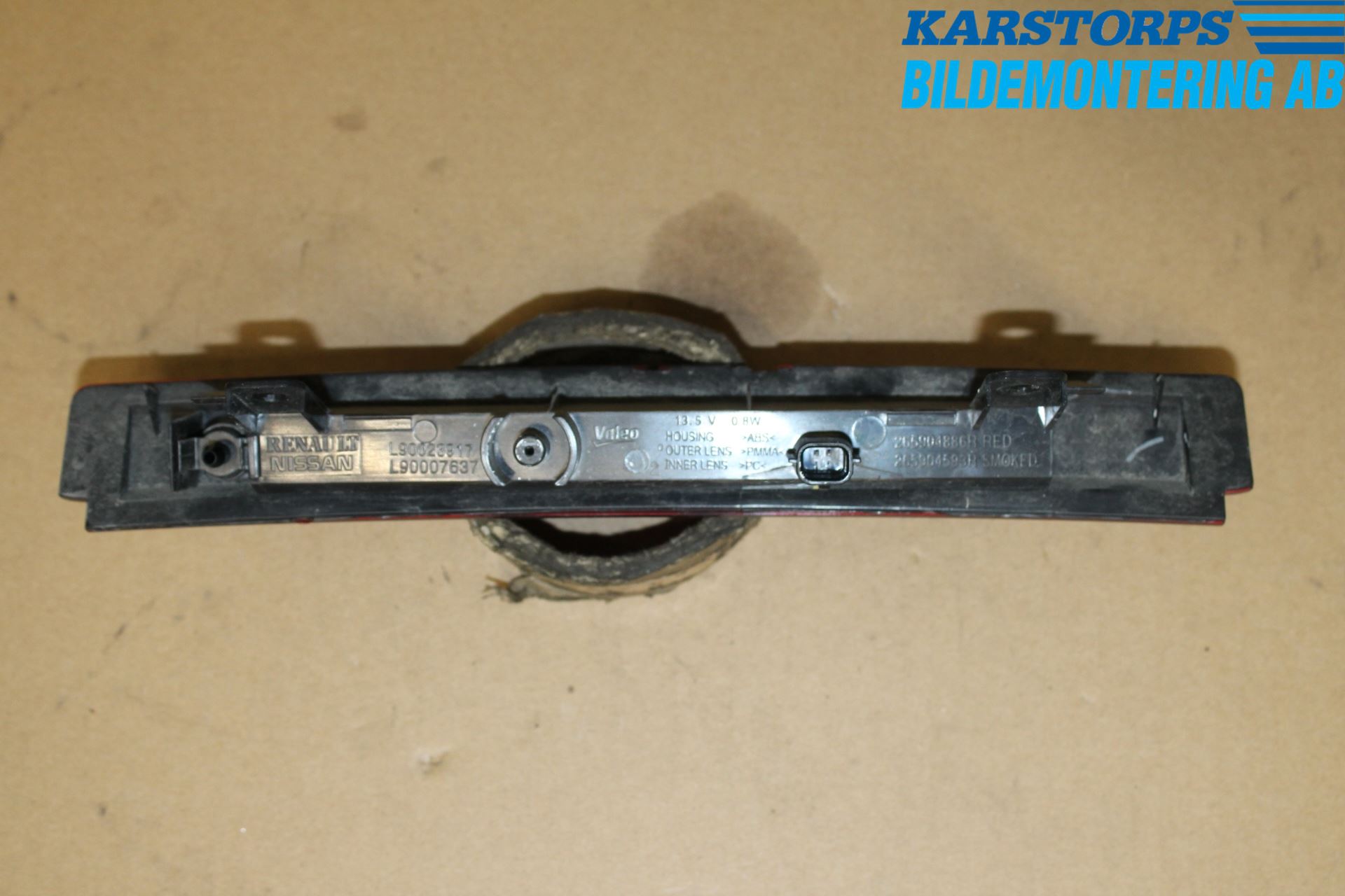 Renault CLIO IV 12-16 Bremselys Bakrute