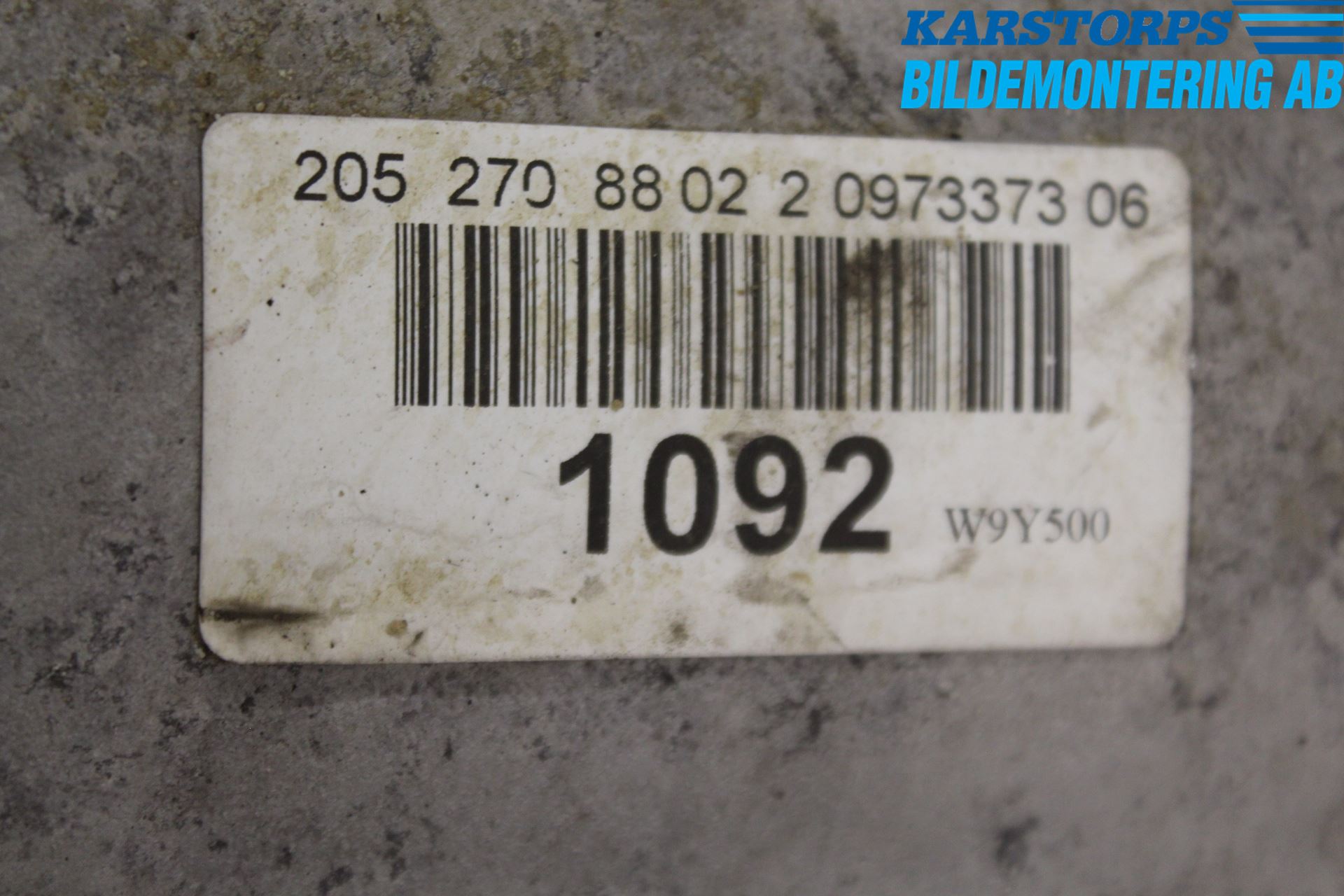 Mercedes-Benz MB C-KLASS (W205) 14-21 Gearkasse Automat