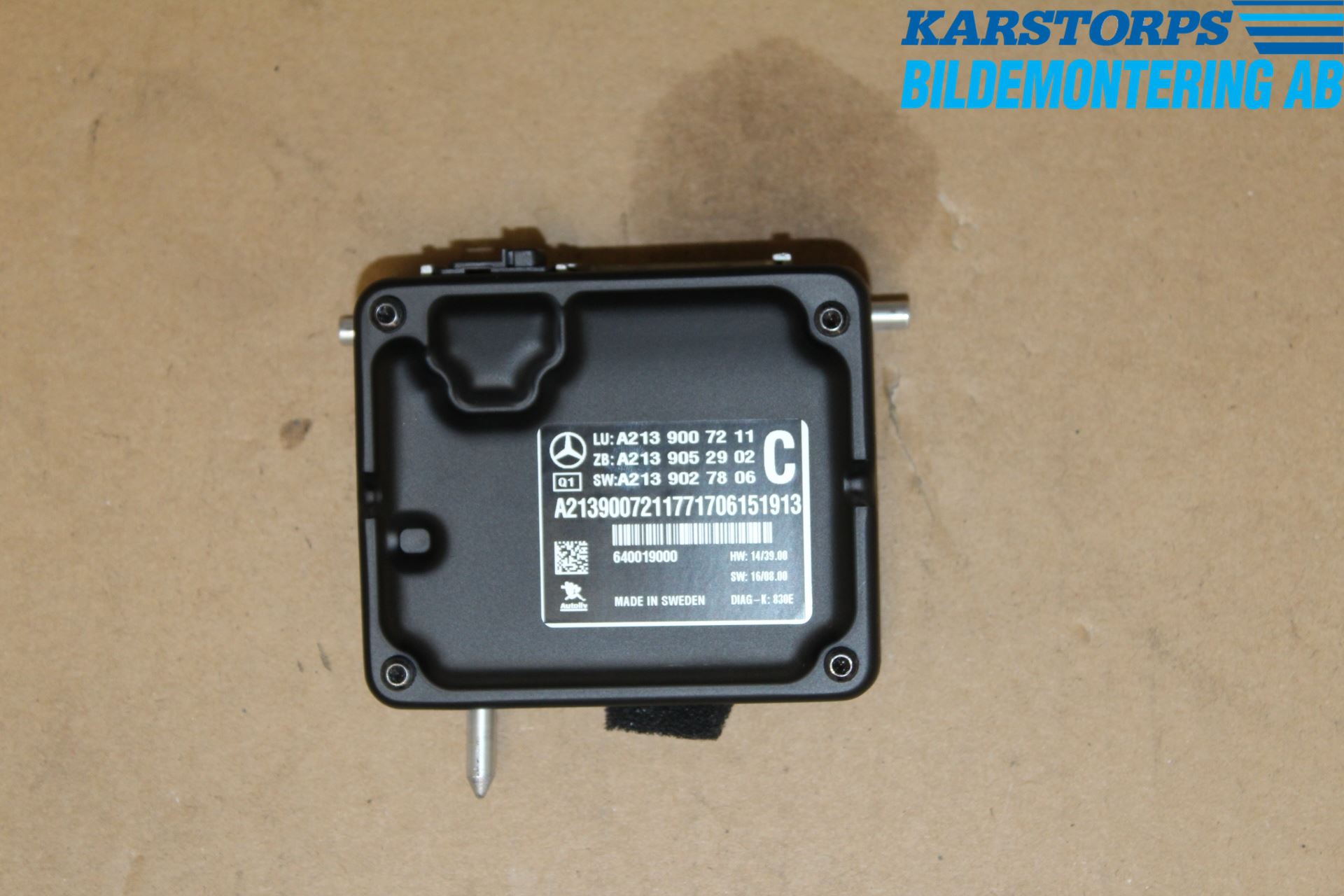 Mercedes-Benz MB E-KLASS (W213) 16-23 Sensor Kollisjonsbeskyttelse