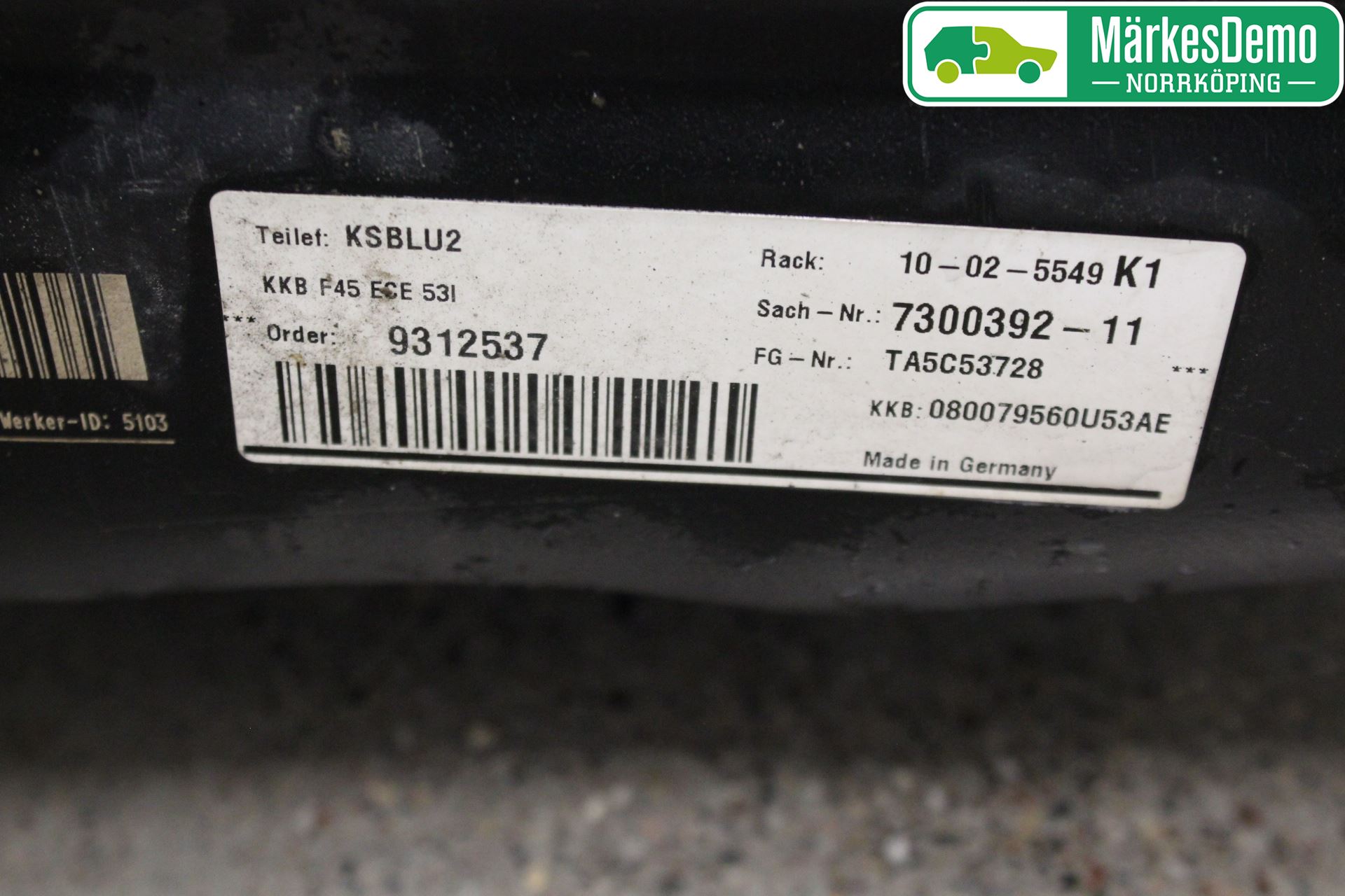 BMW 2 F46 GRAN TOURER 15-22 Drivstofftank