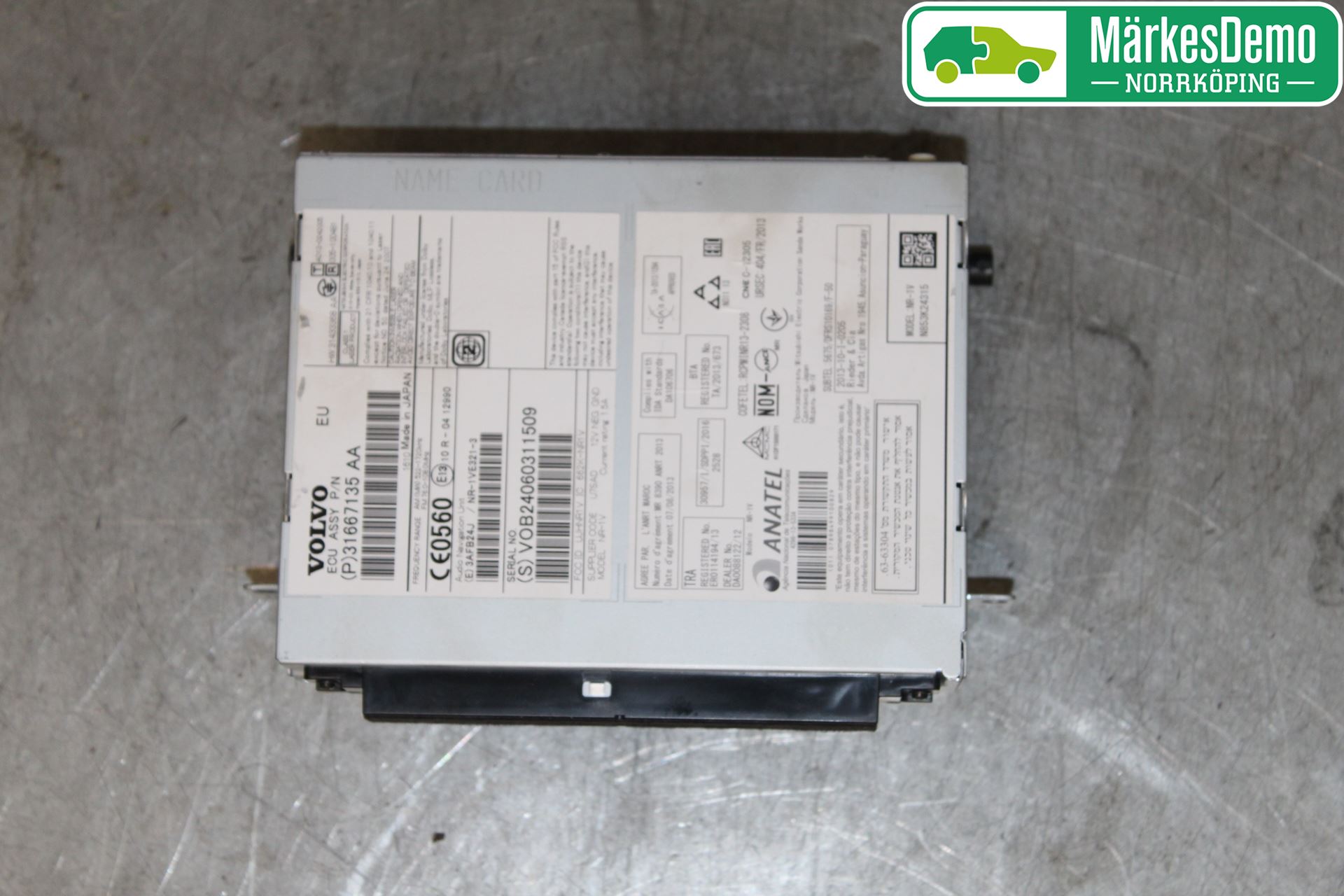 Volvo S60 14-18 Stereo Radio Med Cd