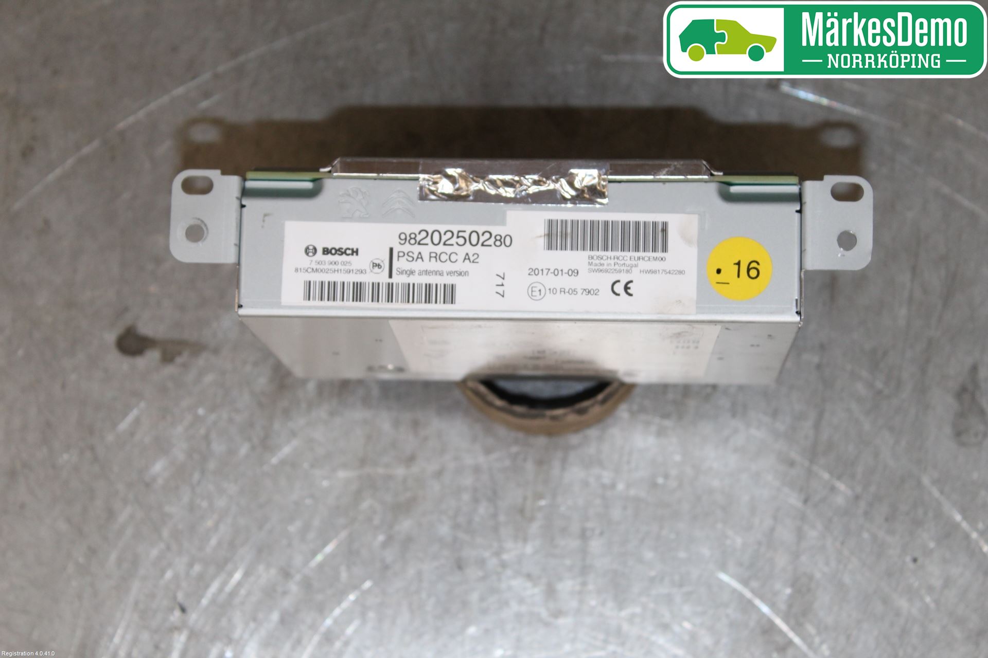 Citroen COTROEN C3 17-24 Stereo Radio