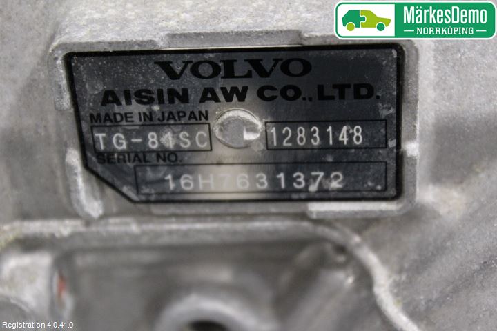 Volvo V60 14-18 Gearkasse Automat