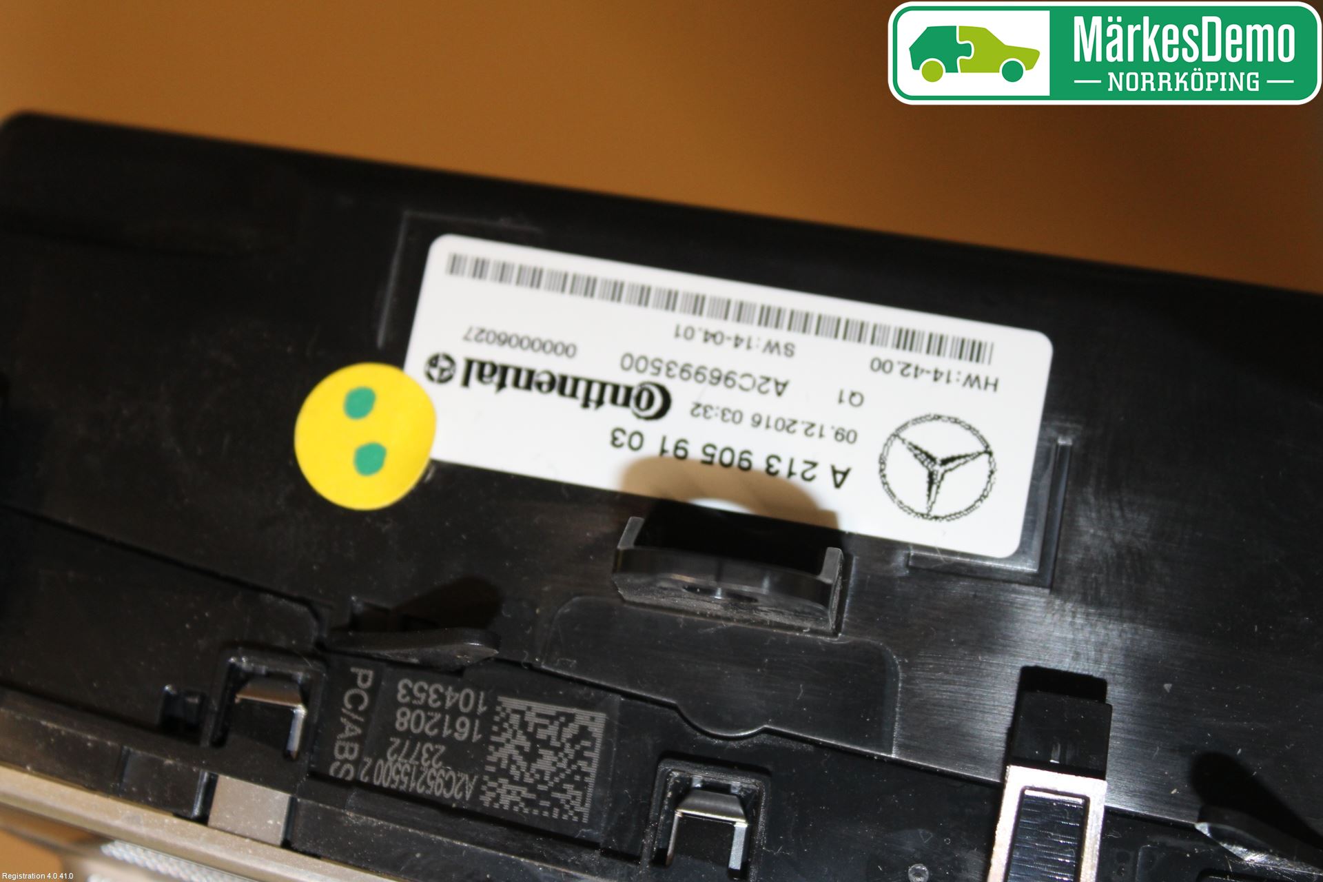 Mercedes-Benz MB E-KLASS (W213) 16-23 Varmeapparat Panel(Regulering)