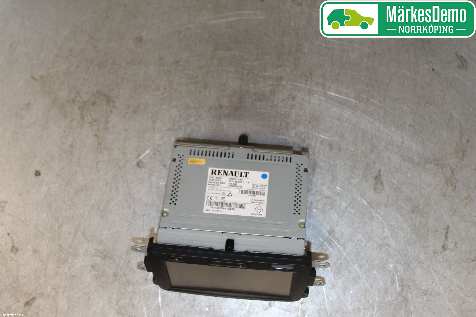 Renault TRAFIC/E-TECH 15- Stereo Radio Med Cd