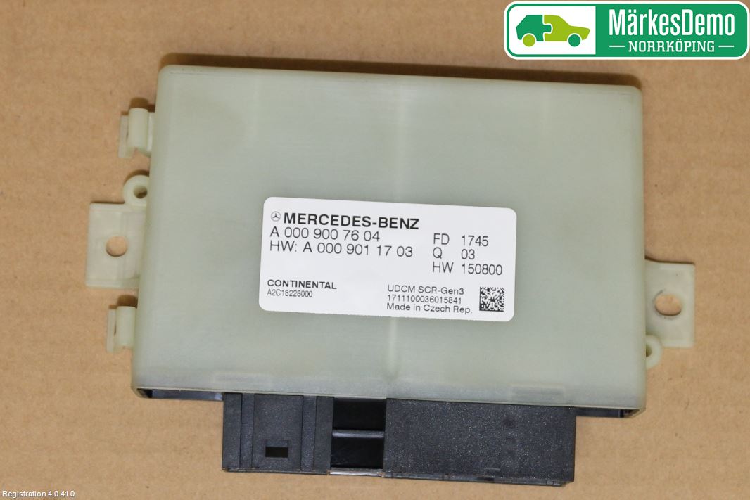 Mercedes-Benz MB E-KLASS (W213) 16-23 Styreenhet Eksosrensing